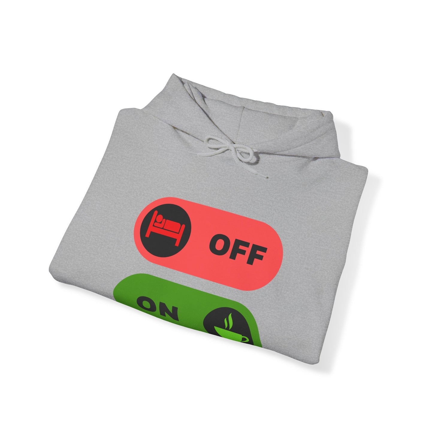 On & off Blend Hooded Sweatshirt