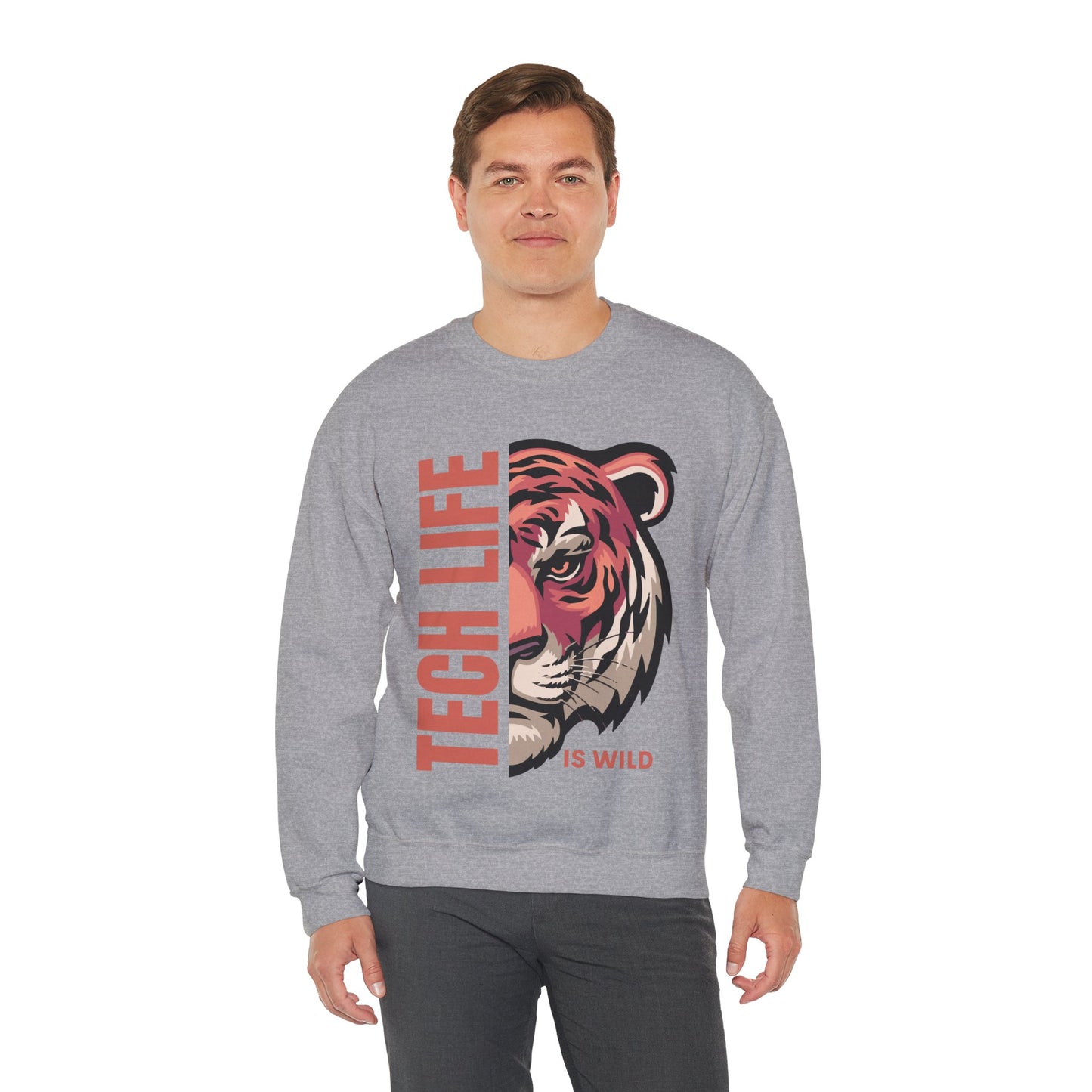 Tech Life is Wild Crewneck Sweatshirt