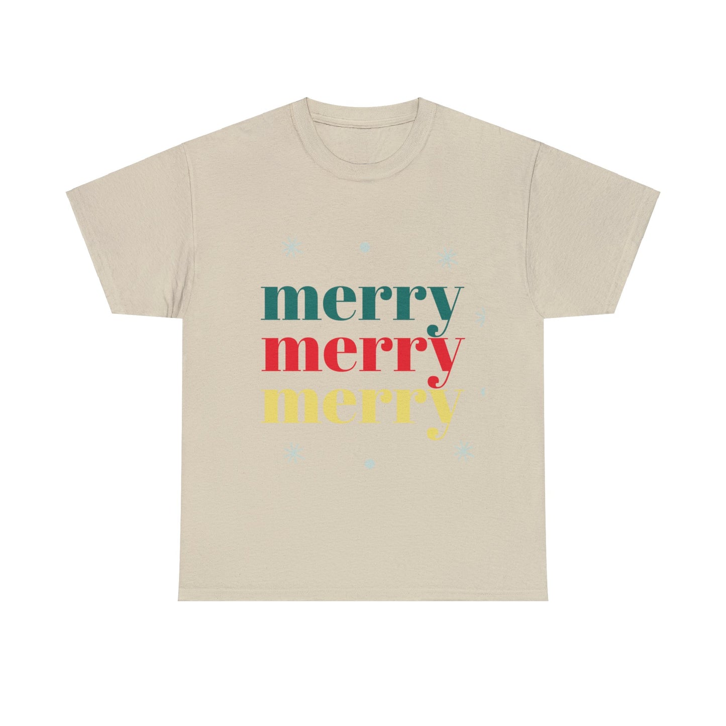 Merry Merry Christmas Cotton Tee