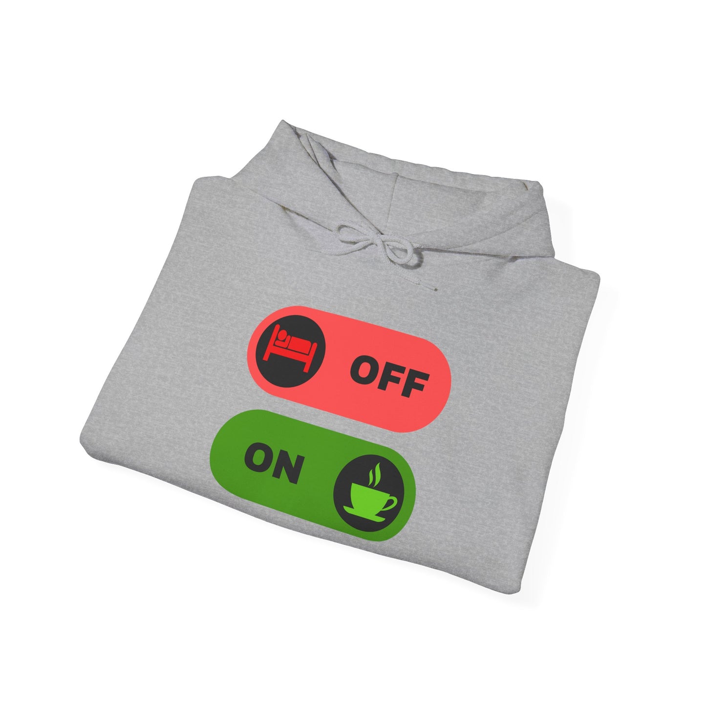 On & off Blend Hooded Sweatshirt