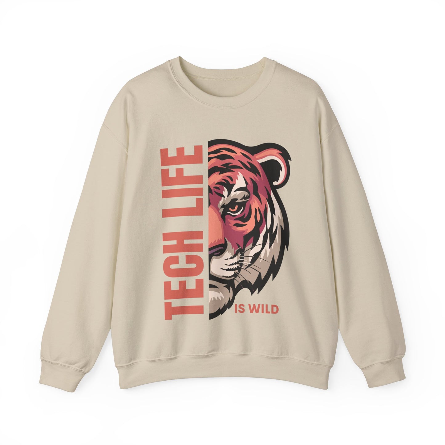 Tech Life is Wild Crewneck Sweatshirt