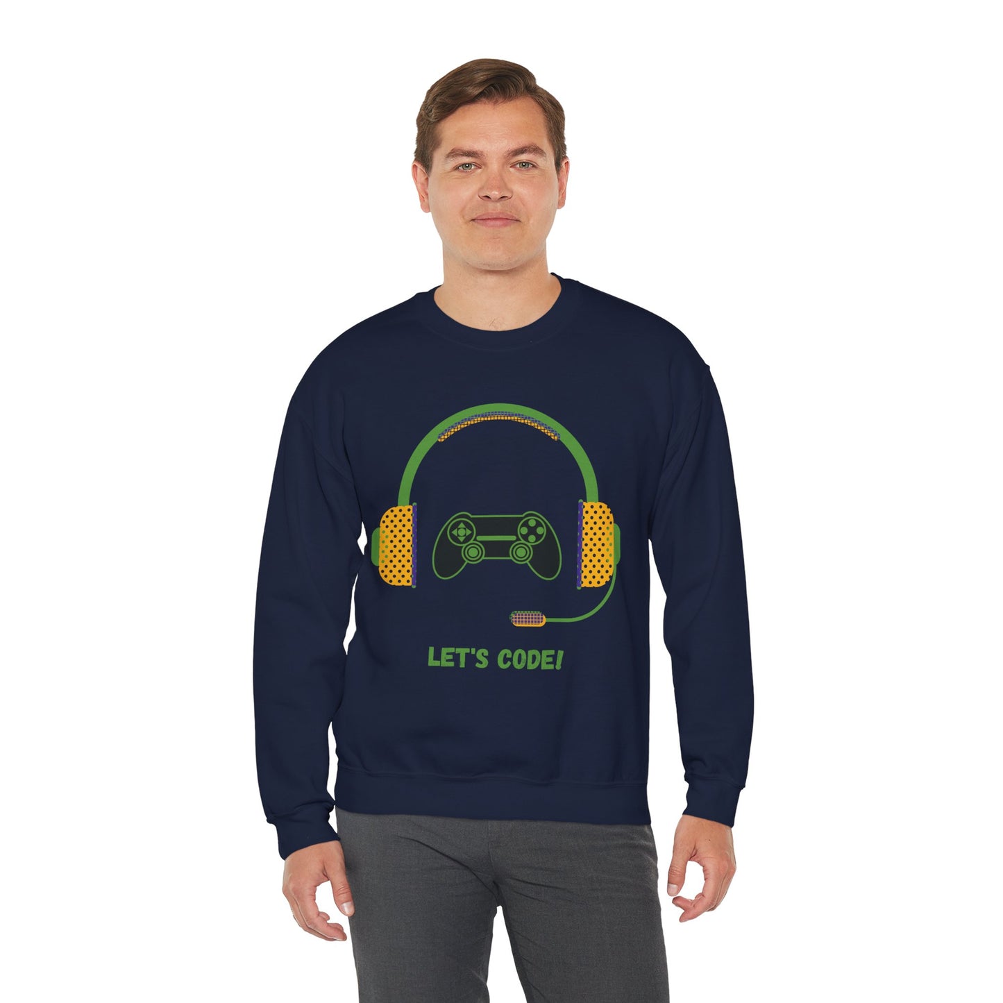 Let's Code Crewneck Sweatshirt