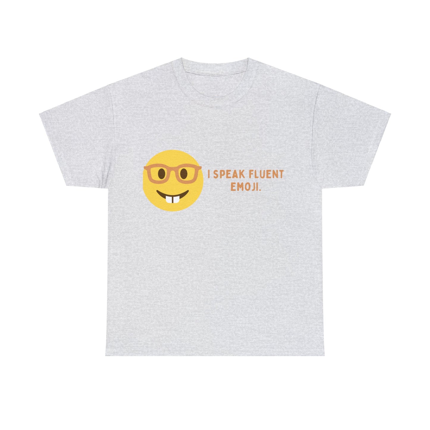 I Speak Fluent Emoji Cotton Tee