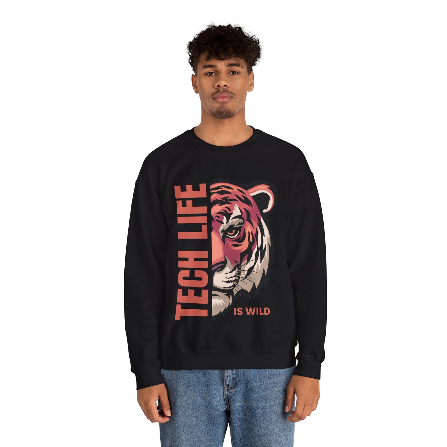 Tech Life is Wild Crewneck Sweatshirt