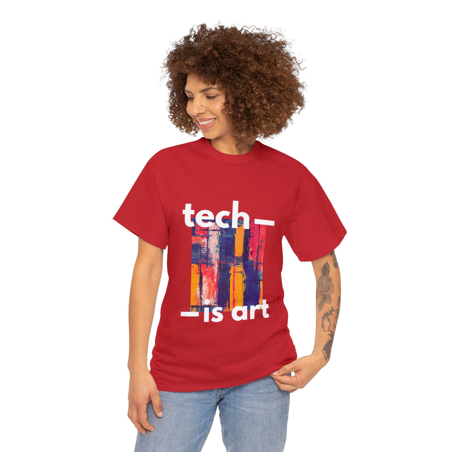 Tech is Art Cotton Tee