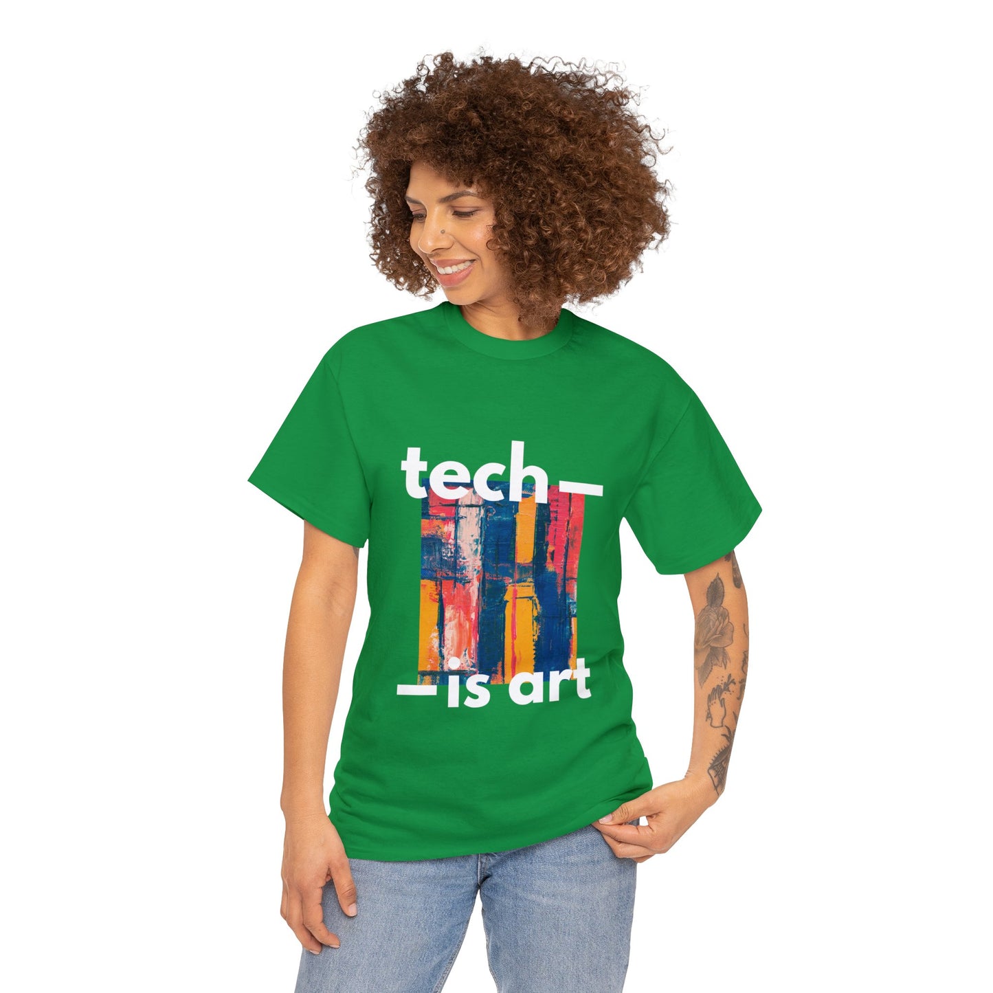 Tech is Art Cotton Tee