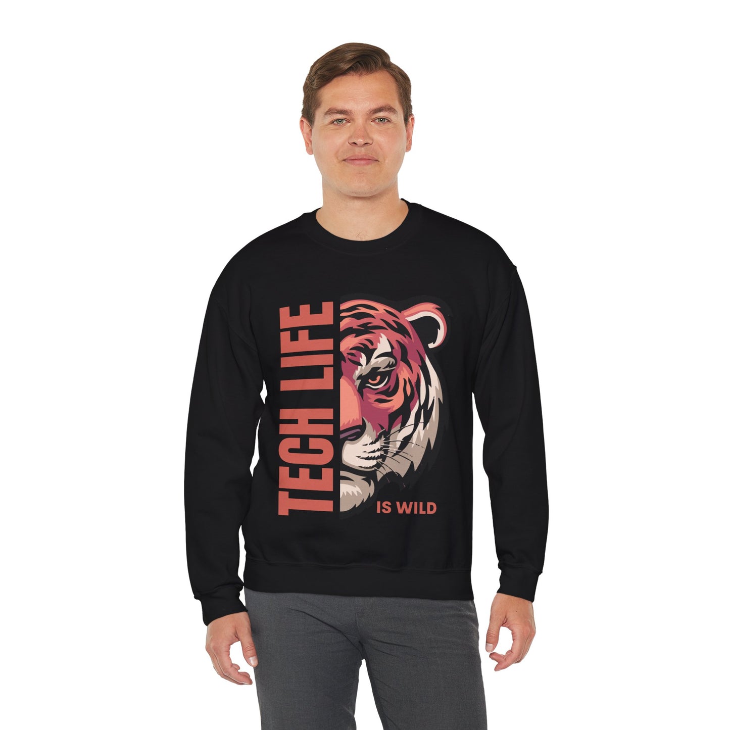 Tech Life is Wild Crewneck Sweatshirt