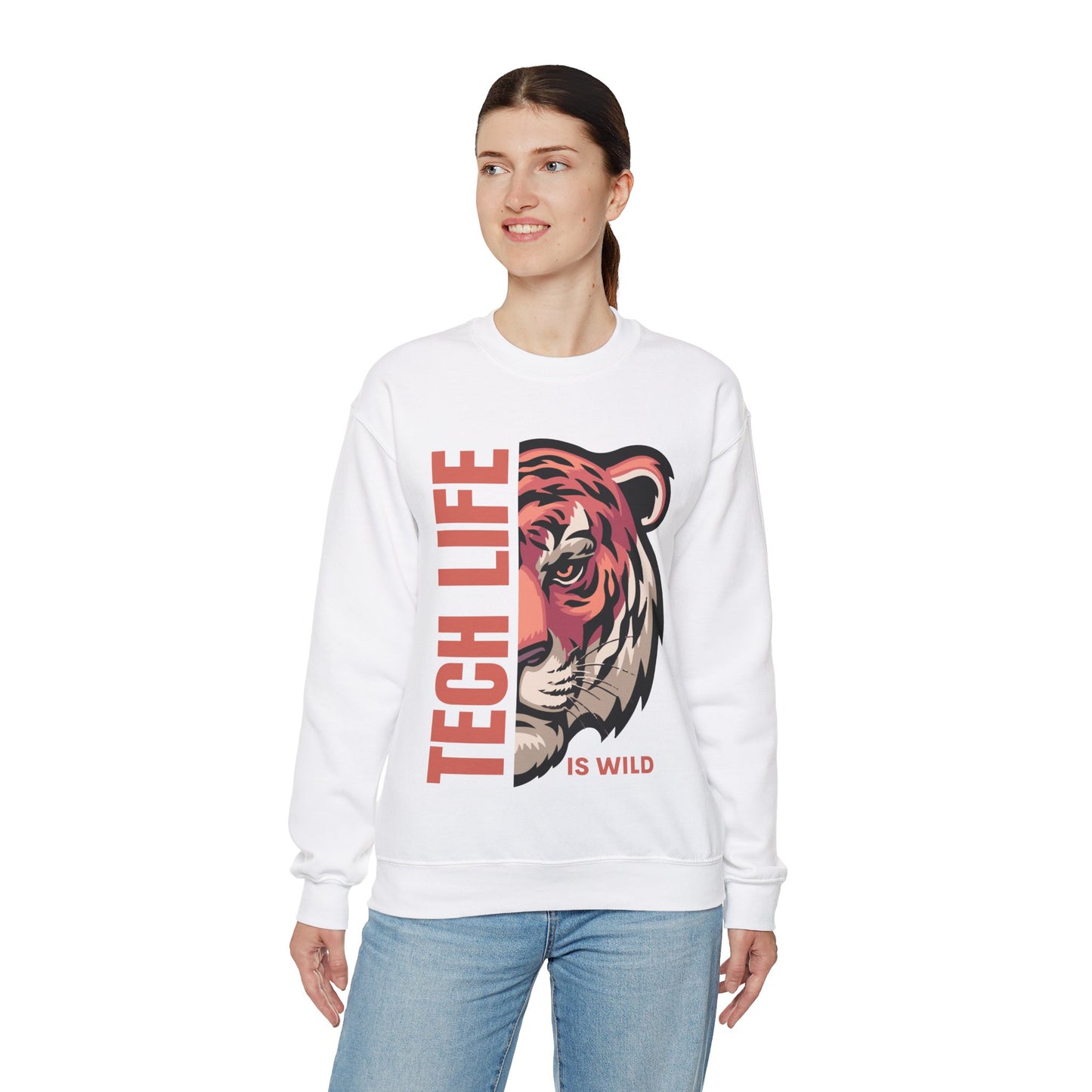 Tech Life is Wild Crewneck Sweatshirt