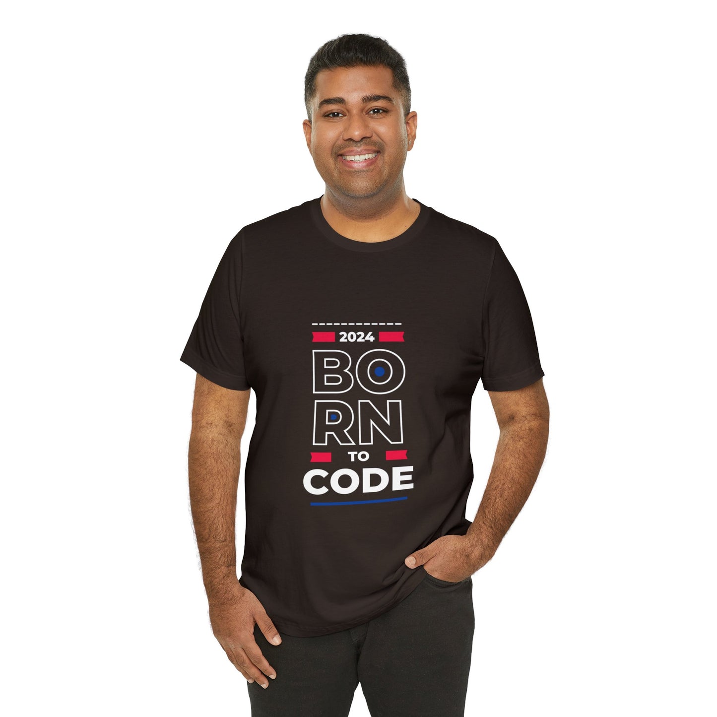 Born to Code Jersey Short Sleeve Tee