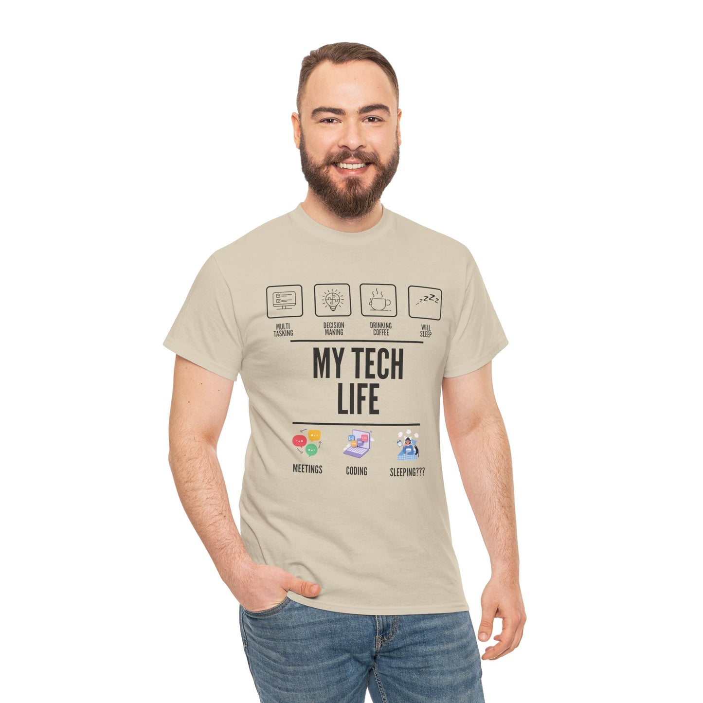 My Tech Life Cotton Tee