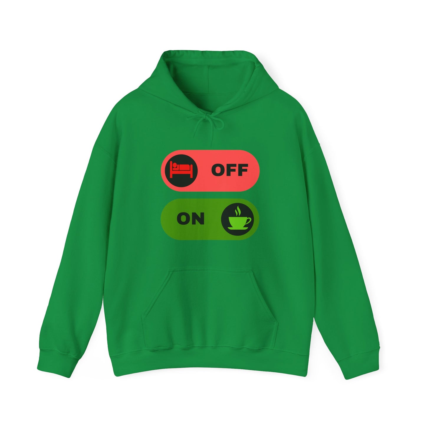 On & off Blend Hooded Sweatshirt