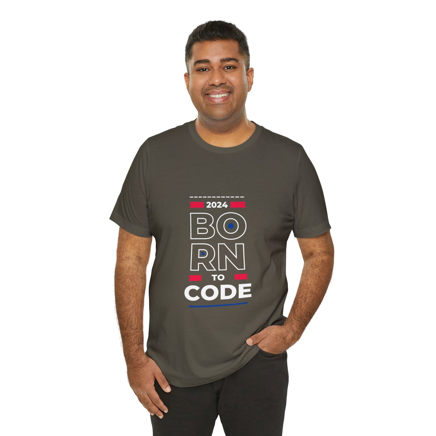 Born to Code Jersey Short Sleeve Tee