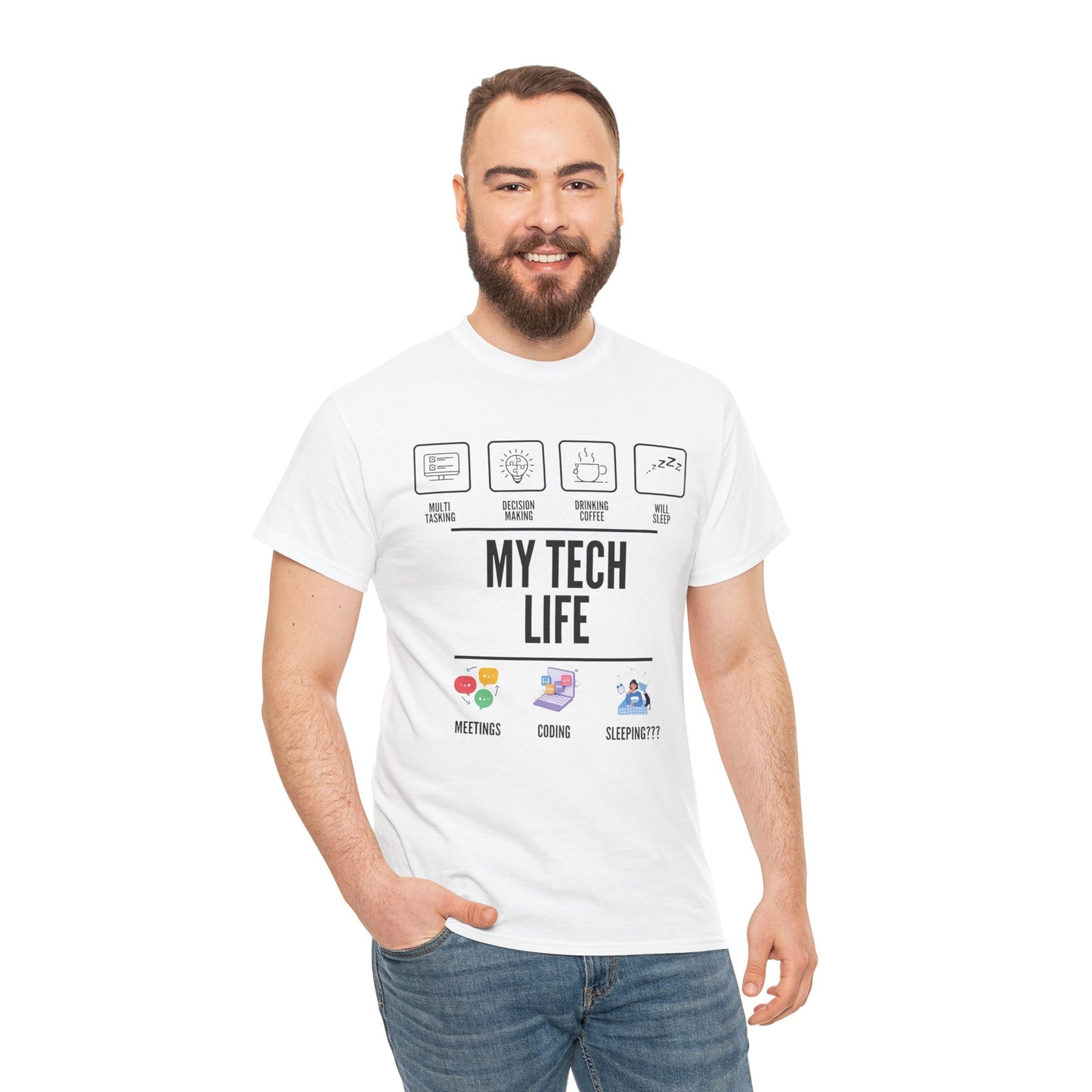 My Tech Life Cotton Tee