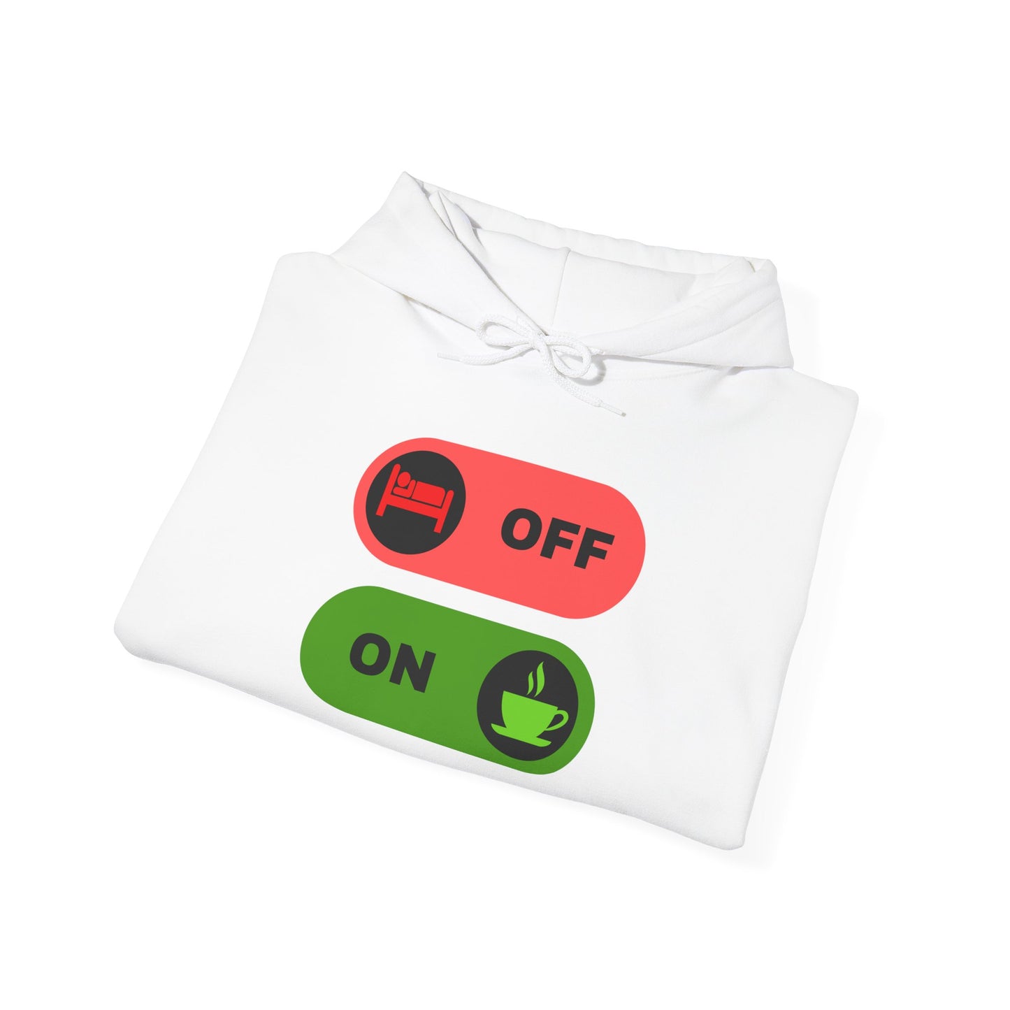 On & off Blend Hooded Sweatshirt