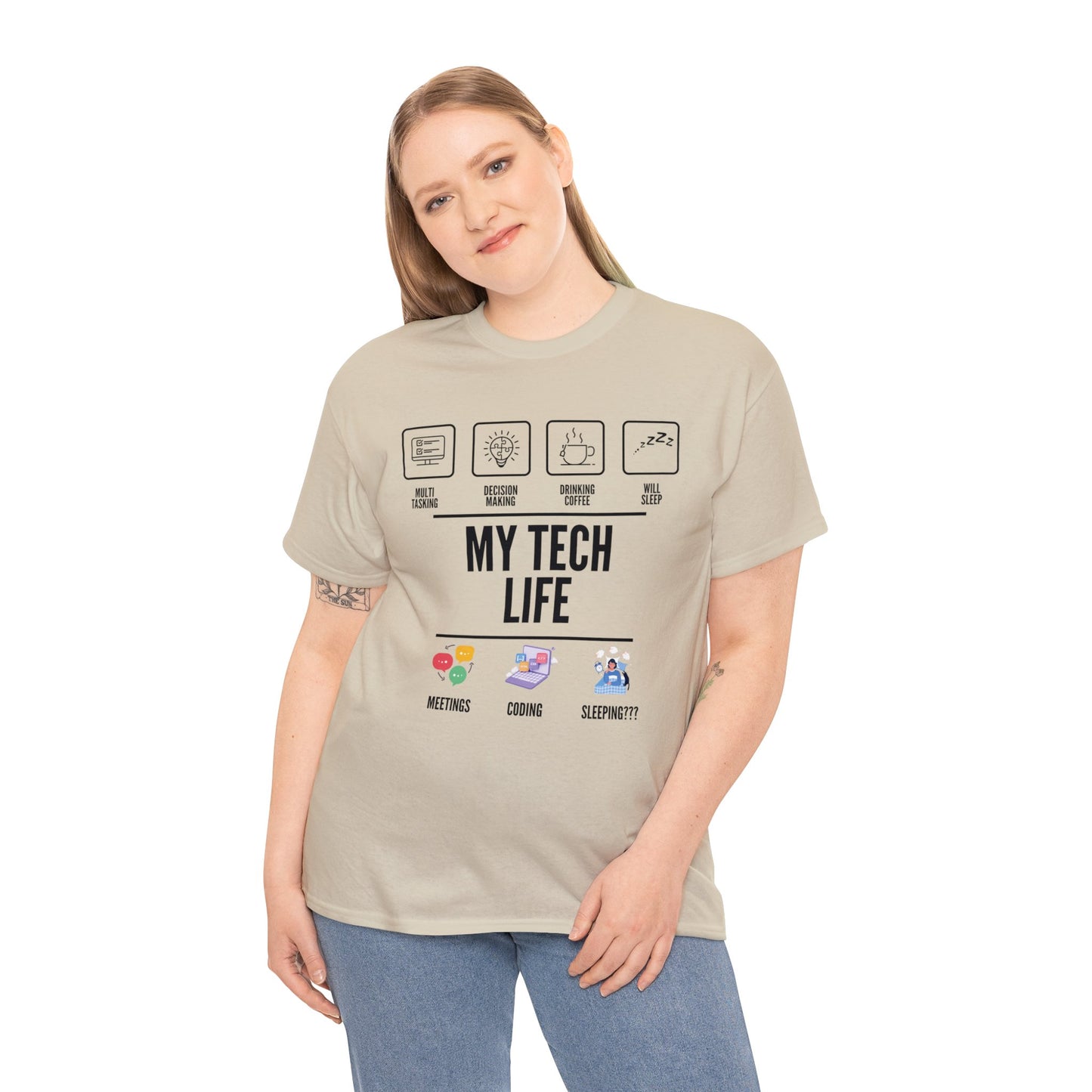 My Tech Life Cotton Tee