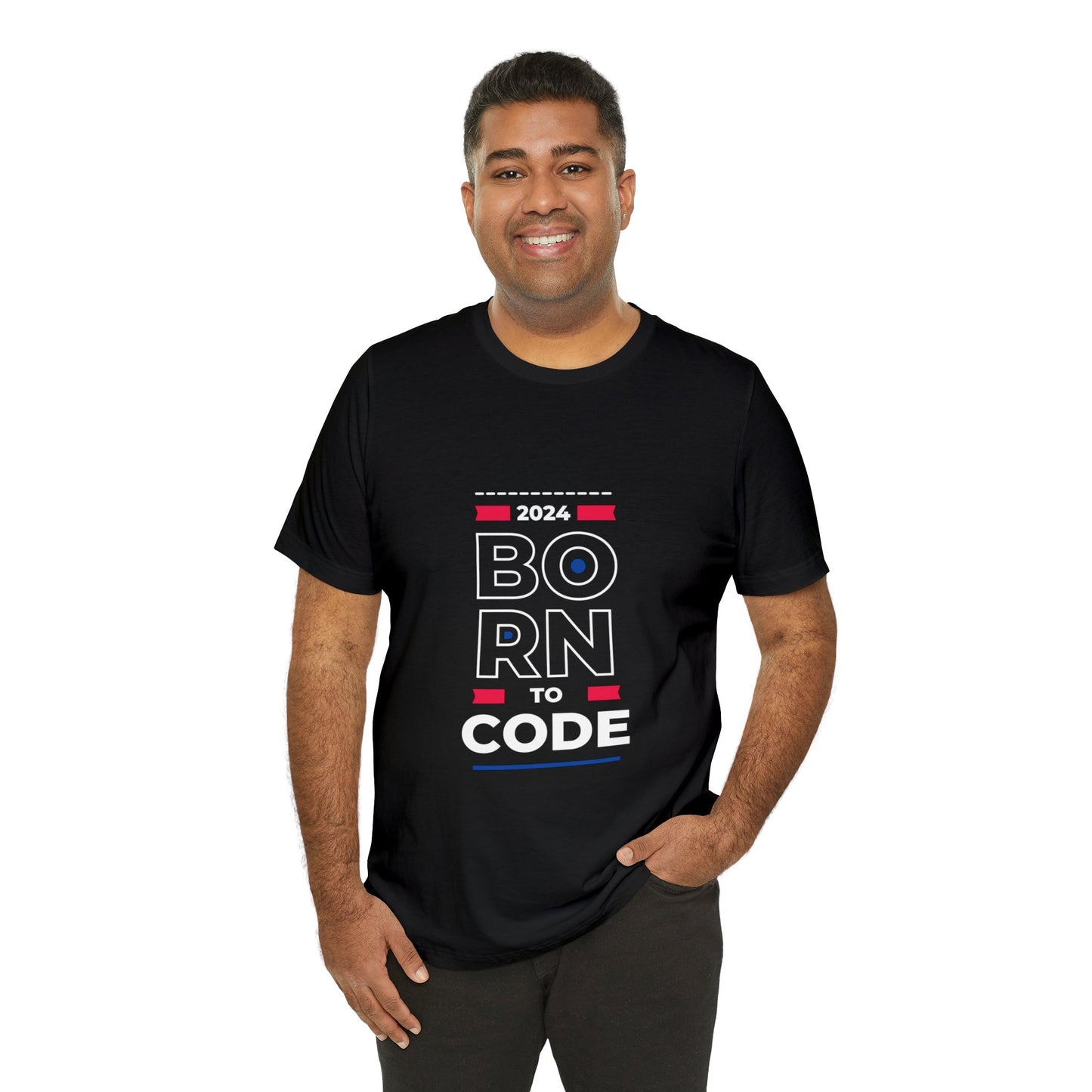 Born to Code Jersey Short Sleeve Tee