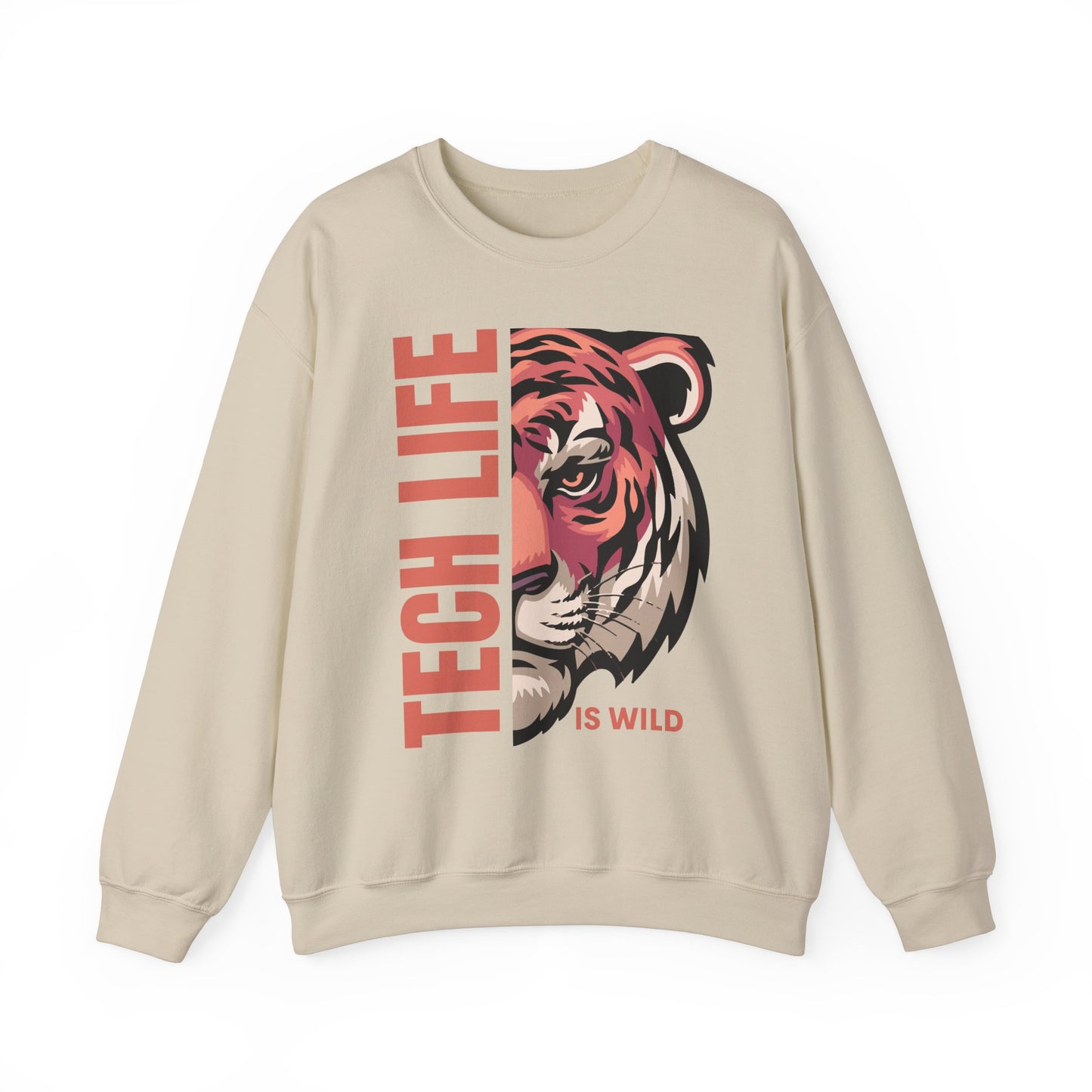 Tech Life is Wild Crewneck Sweatshirt