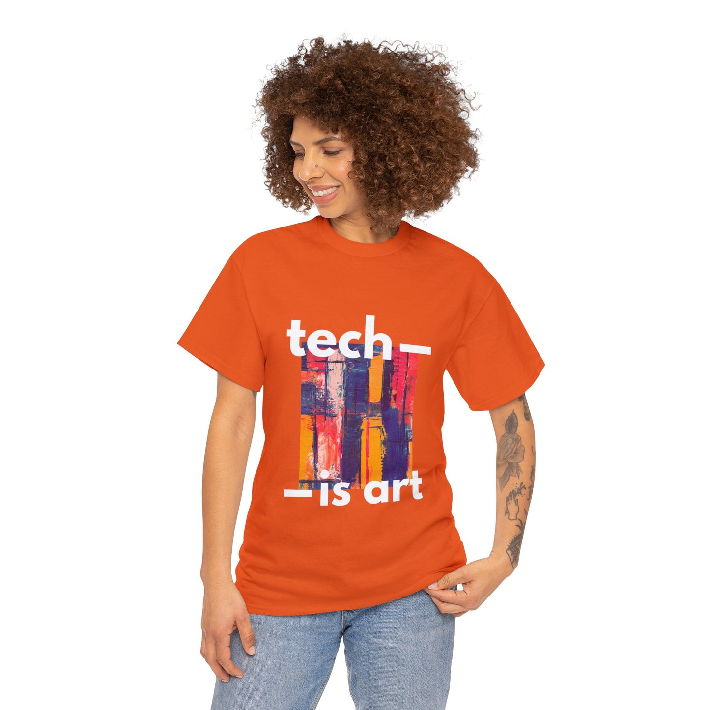 Tech is Art Cotton Tee