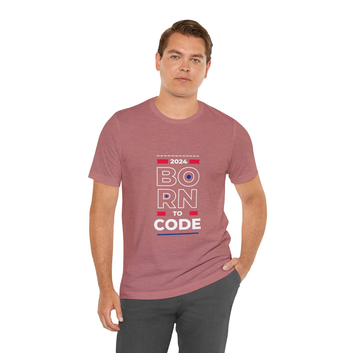 Born to Code Jersey Short Sleeve Tee