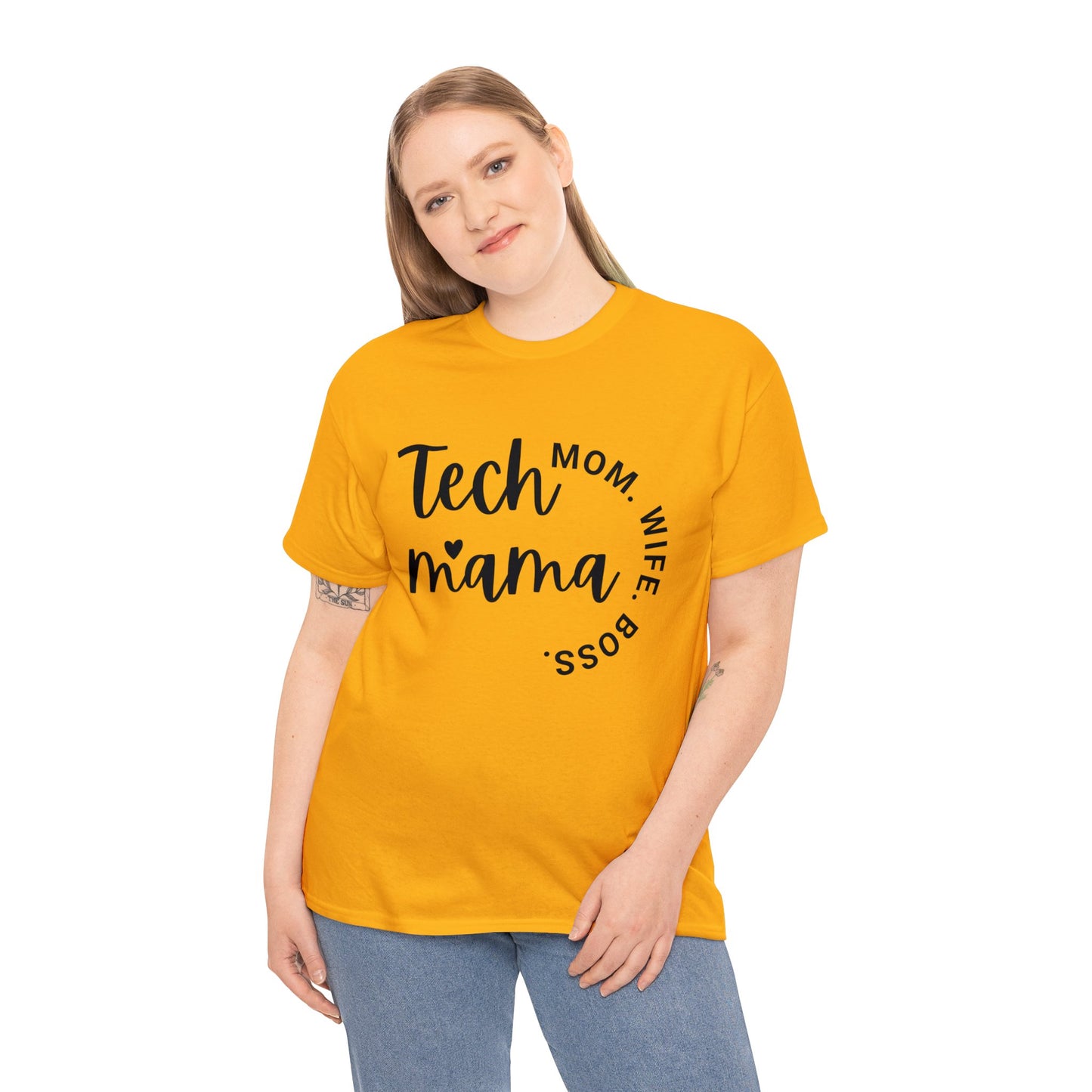 Tech Mama Boss Wife Cotton Tee