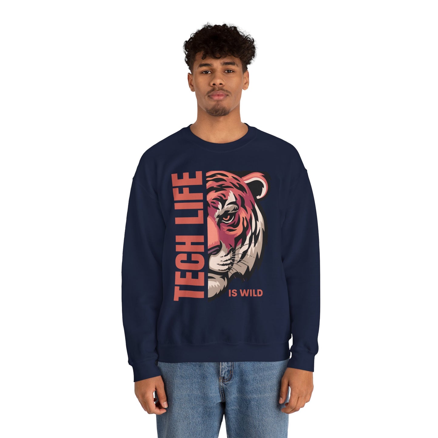 Tech Life is Wild Crewneck Sweatshirt