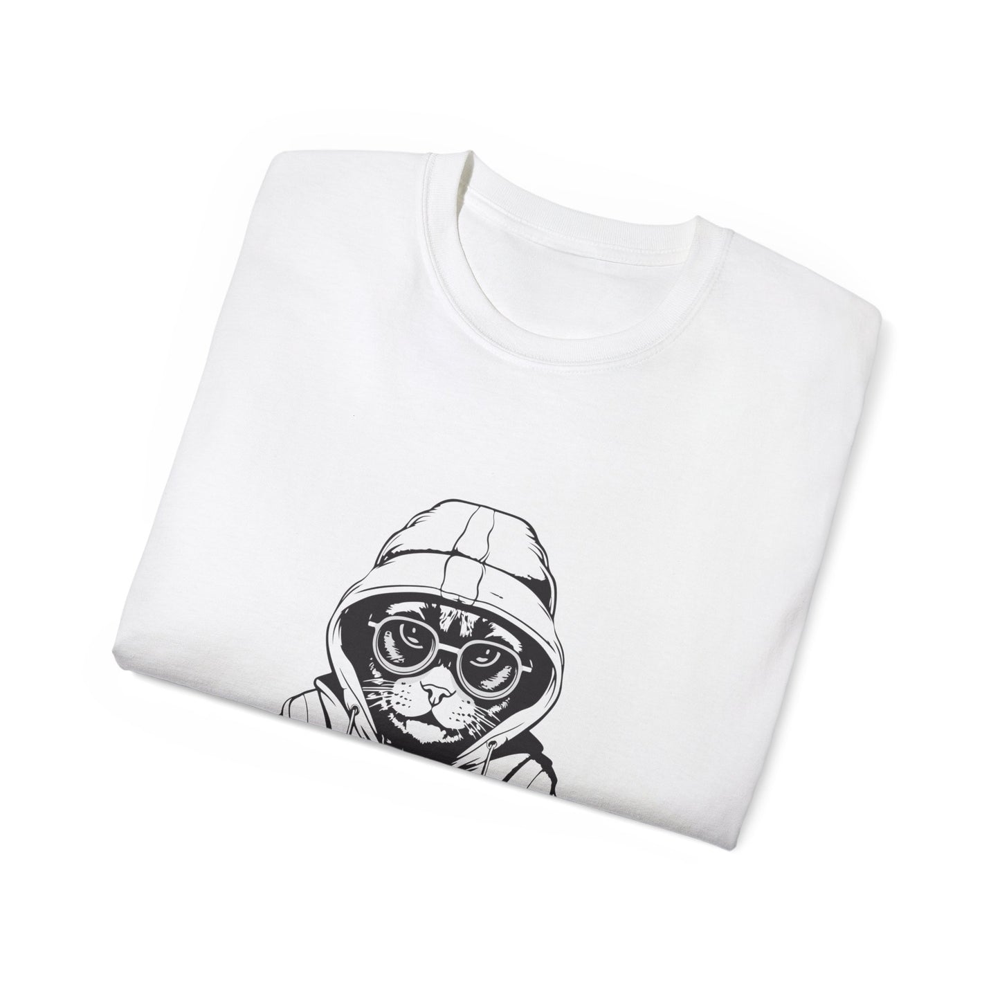 Hacker Cat Cotton Tee