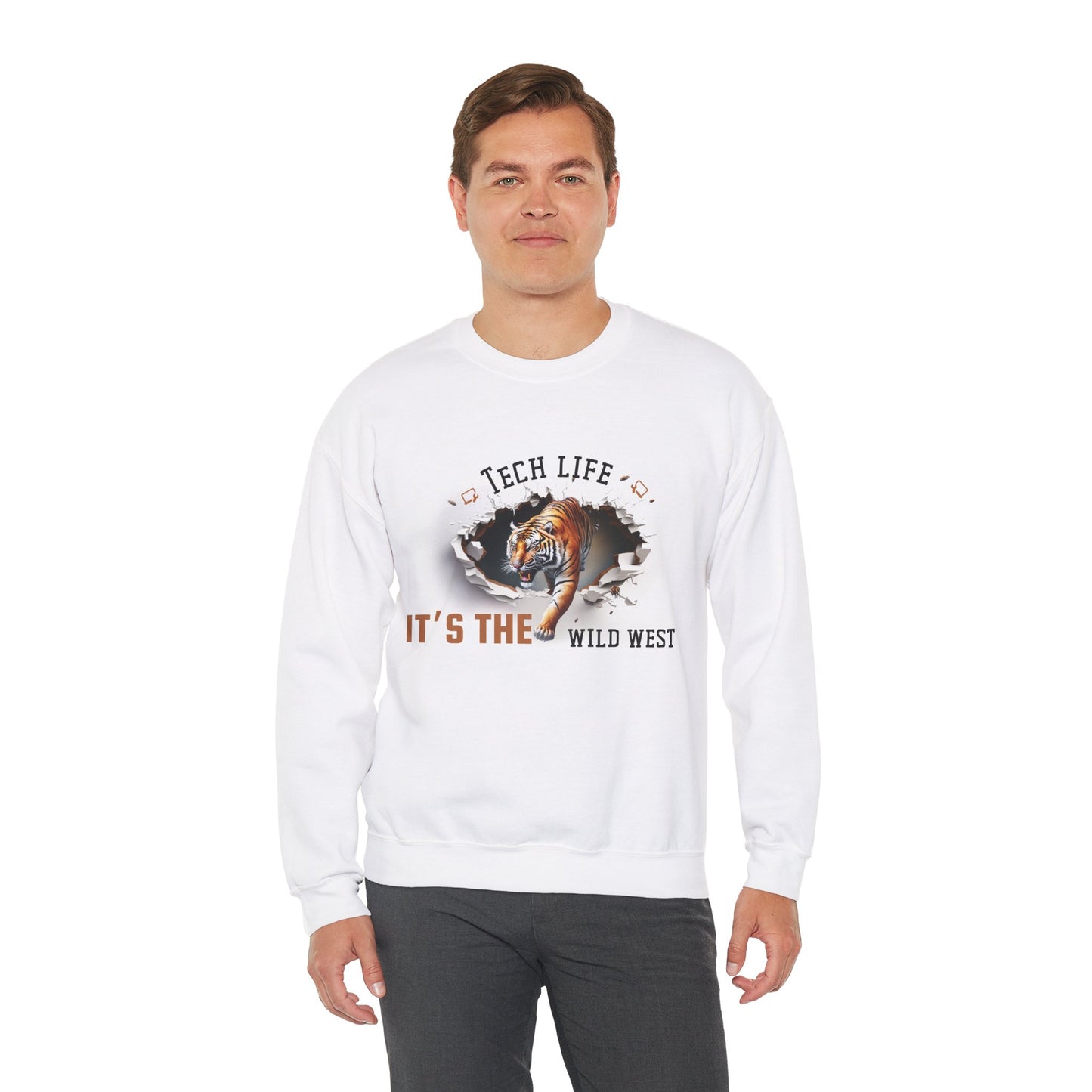 Tech Life Wild West Crewneck Sweatshirt