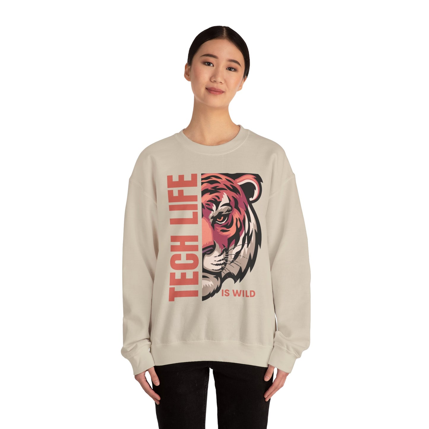 Tech Life is Wild Crewneck Sweatshirt