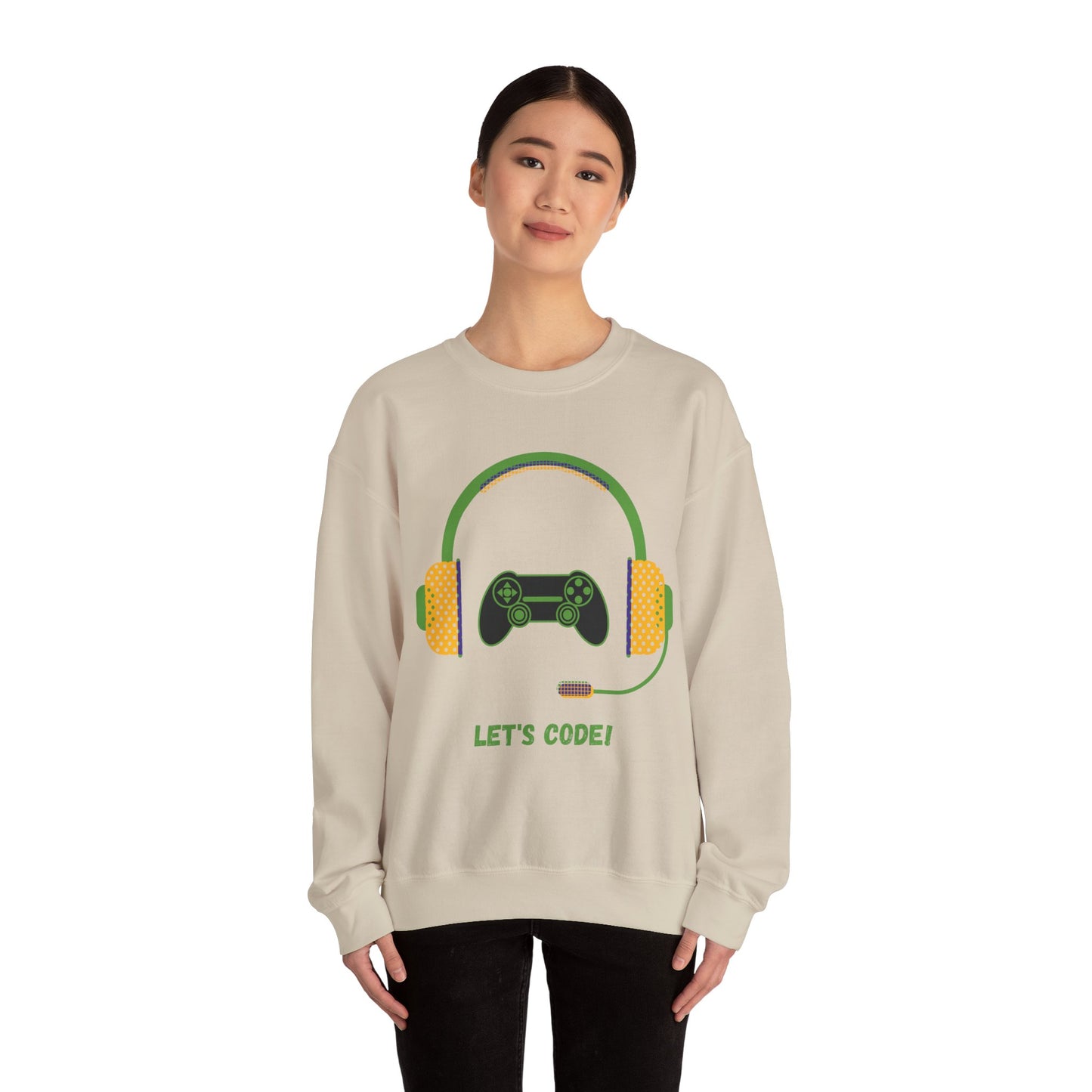 Let's Code Crewneck Sweatshirt