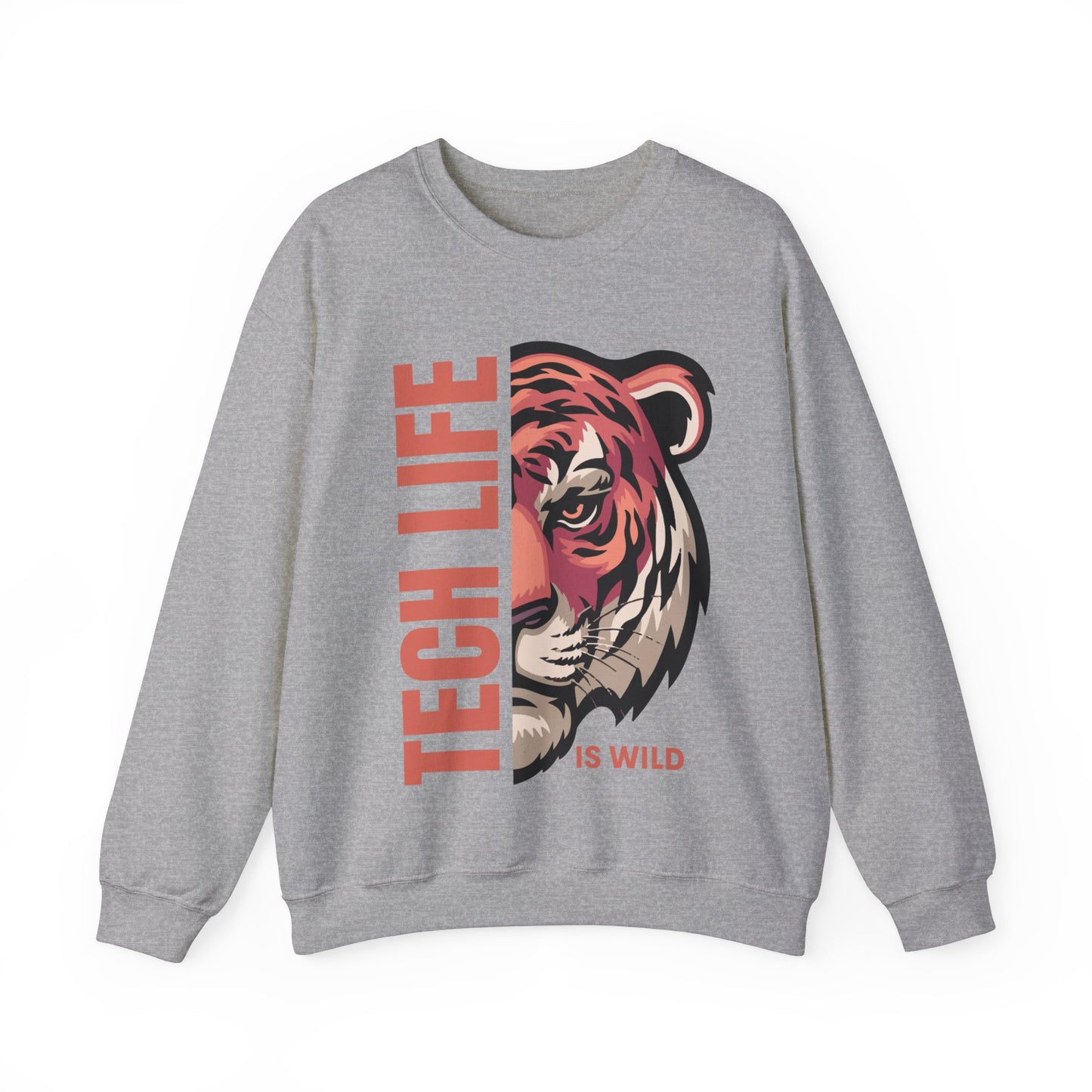 Tech Life is Wild Crewneck Sweatshirt