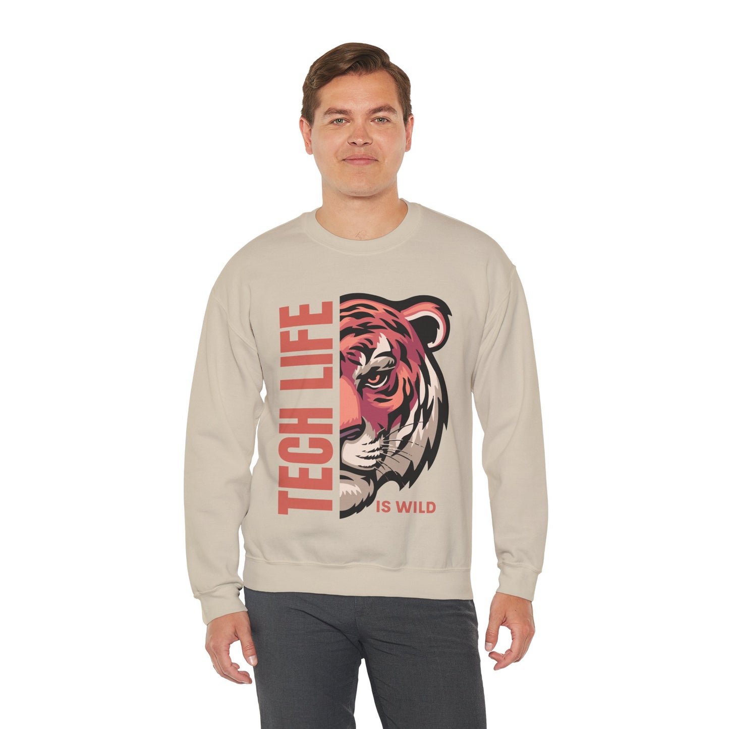 Tech Life is Wild Crewneck Sweatshirt