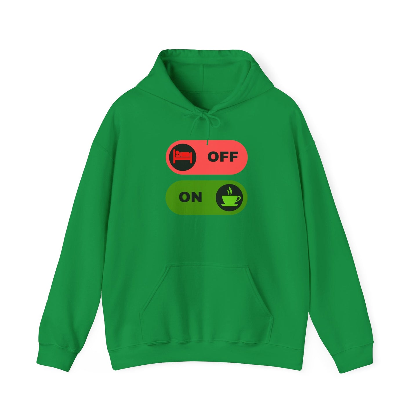 On & off Blend Hooded Sweatshirt