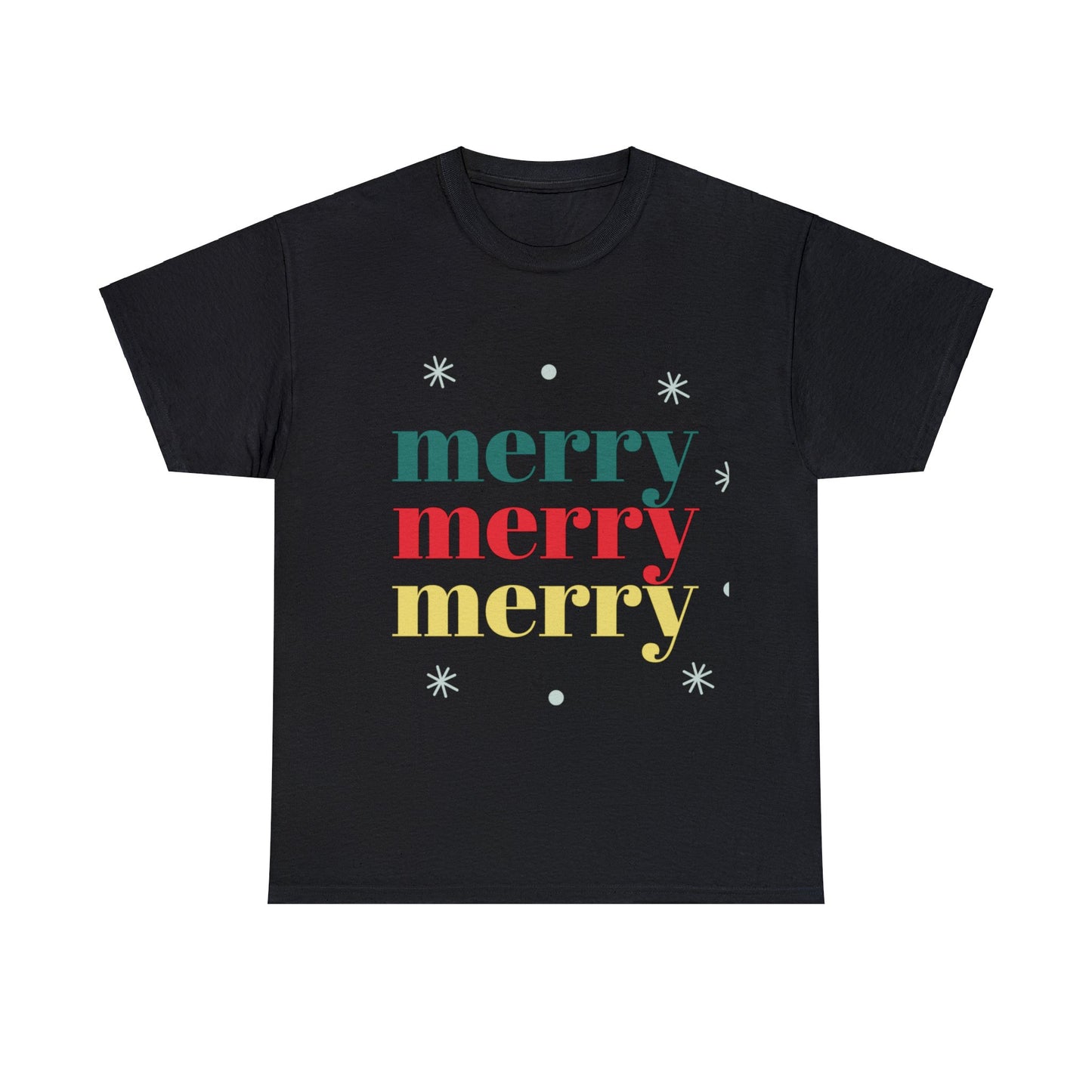 Merry Merry Christmas Cotton Tee