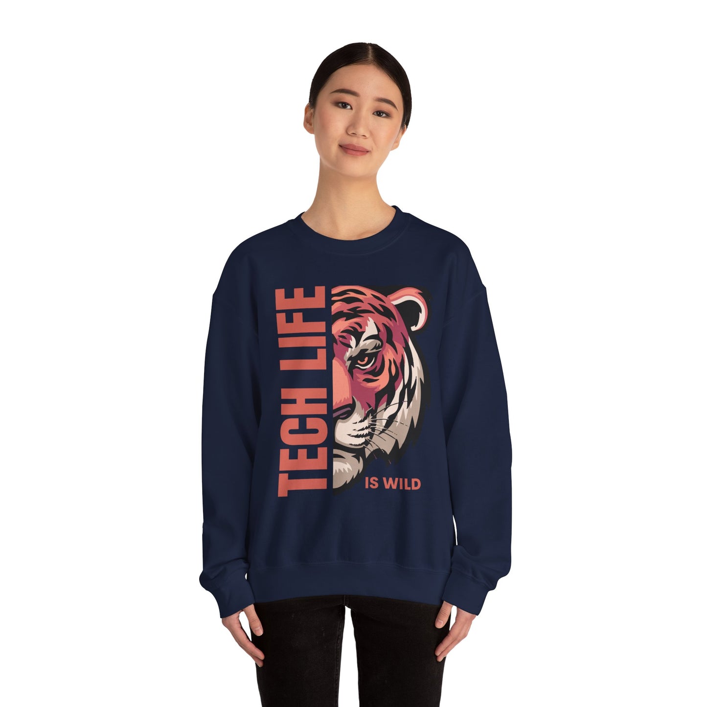 Tech Life is Wild Crewneck Sweatshirt