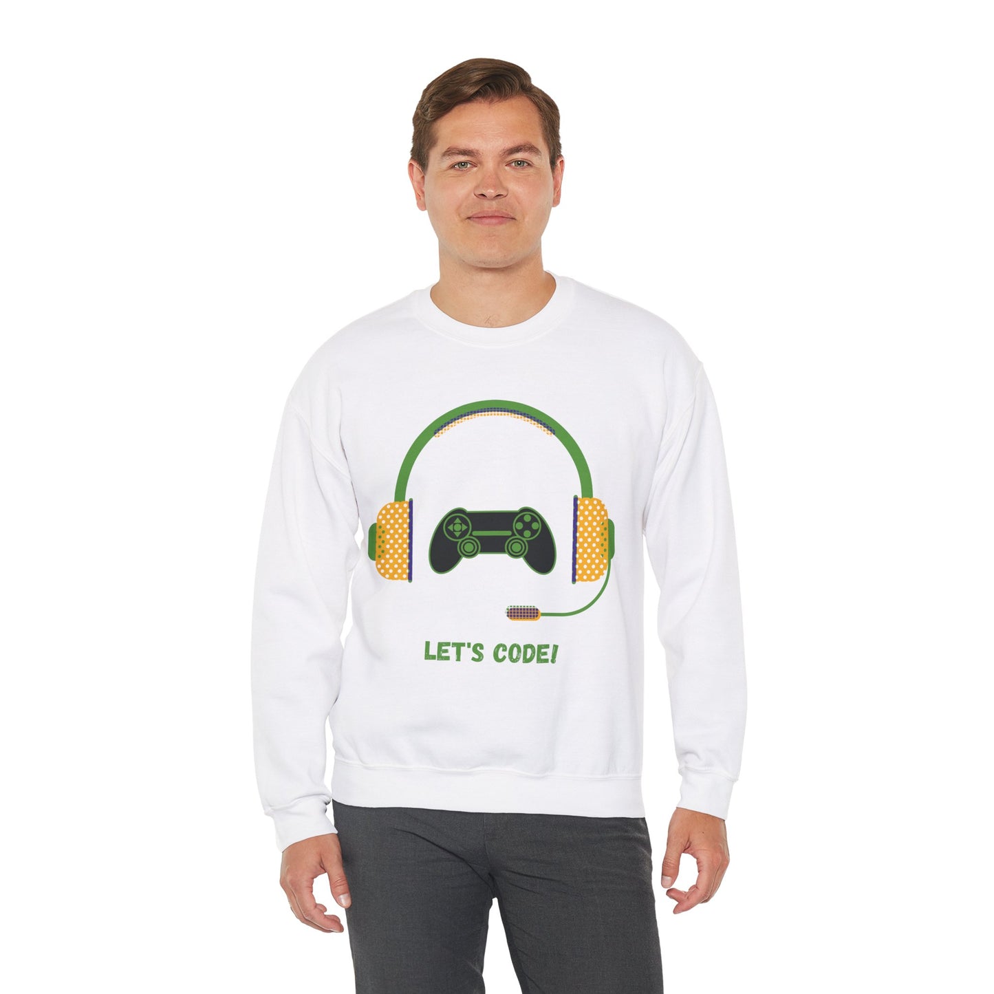 Let's Code Crewneck Sweatshirt