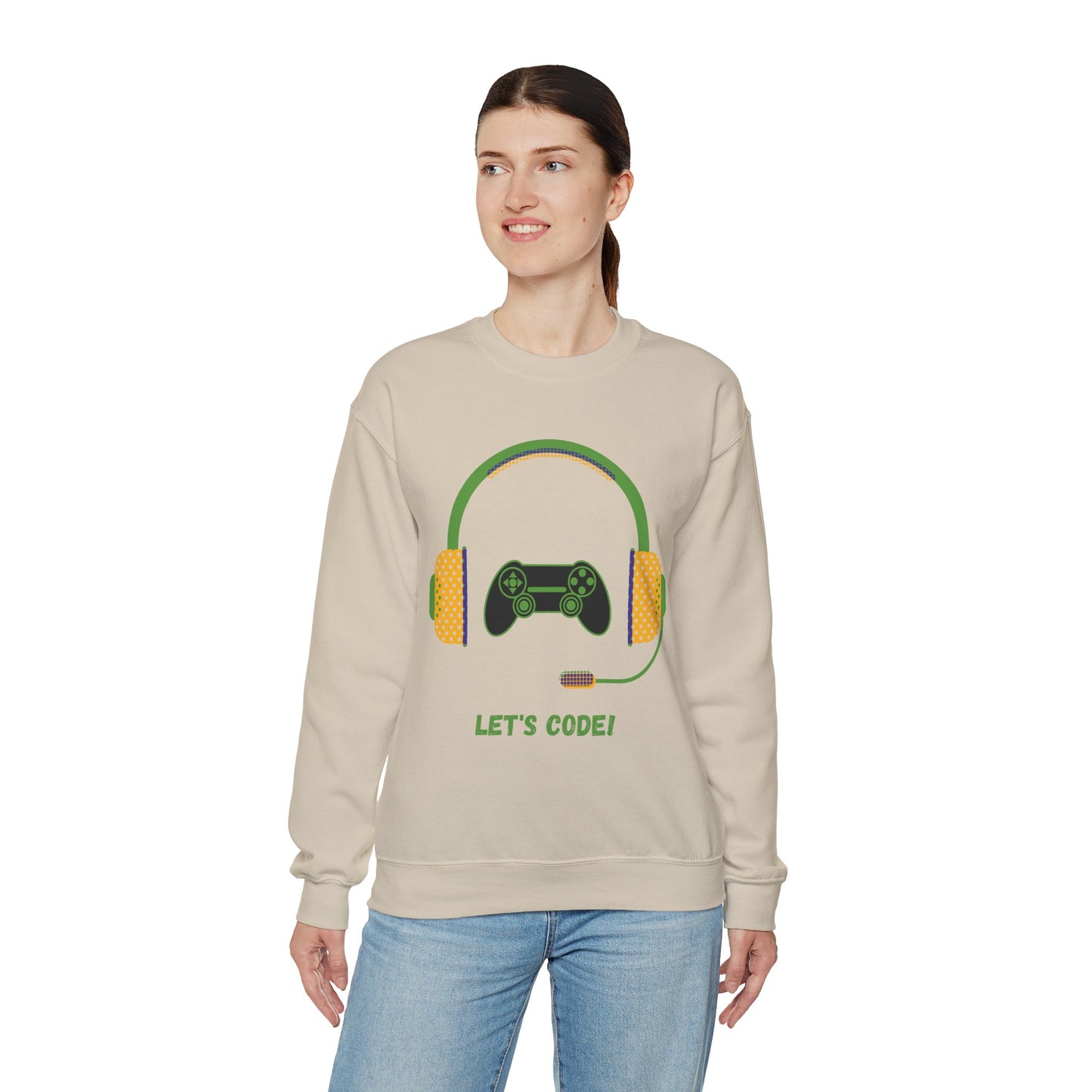 Let's Code Crewneck Sweatshirt