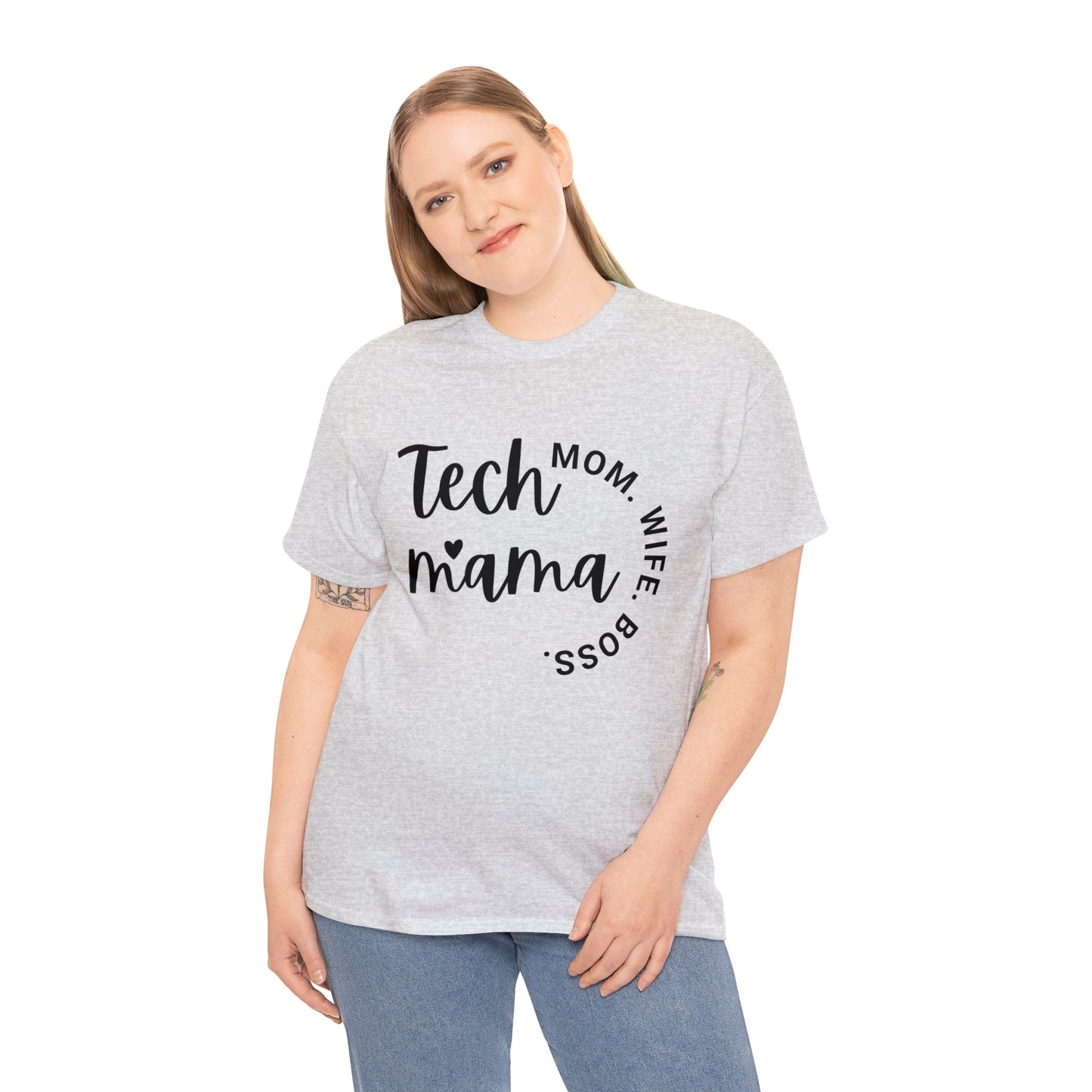 Tech Mama Boss Wife Cotton Tee