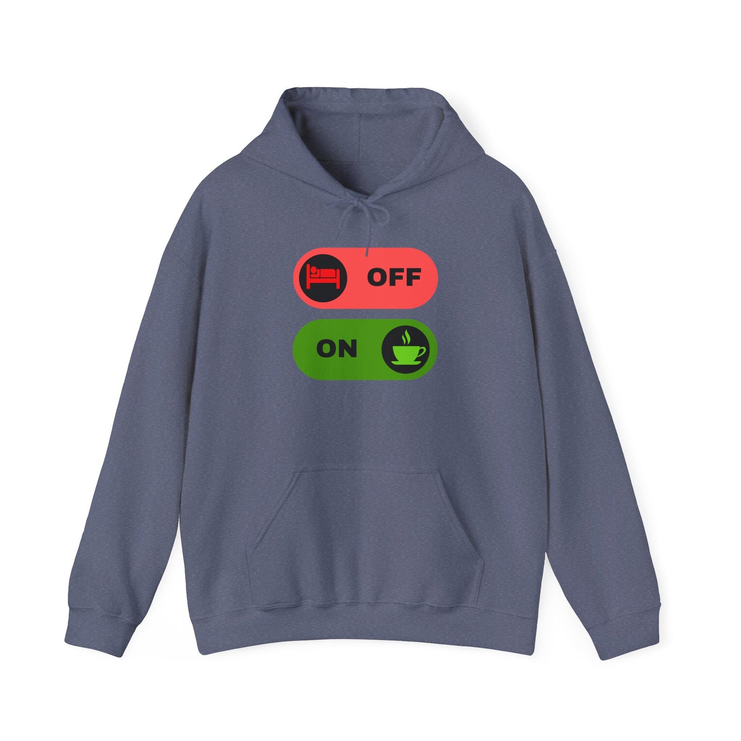 On & off Blend Hooded Sweatshirt