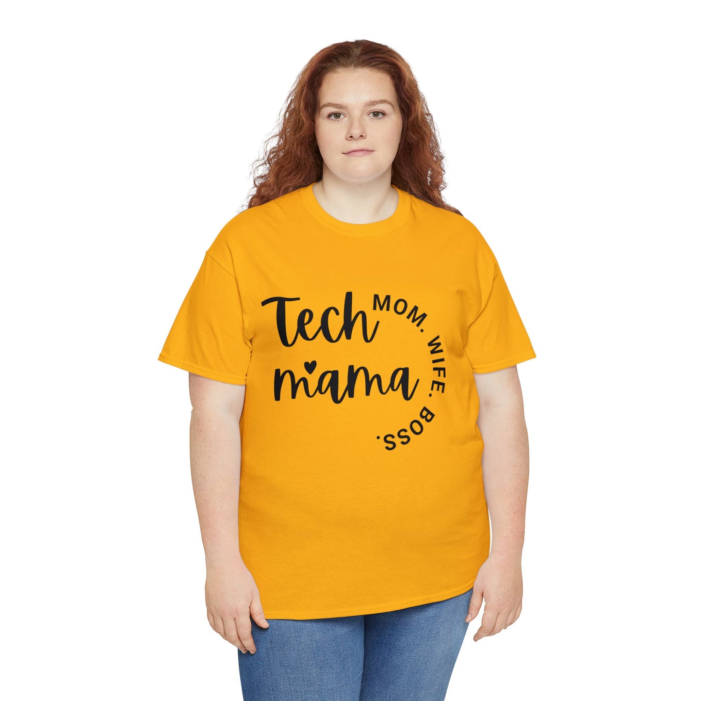 Tech Mama Boss Wife Cotton Tee