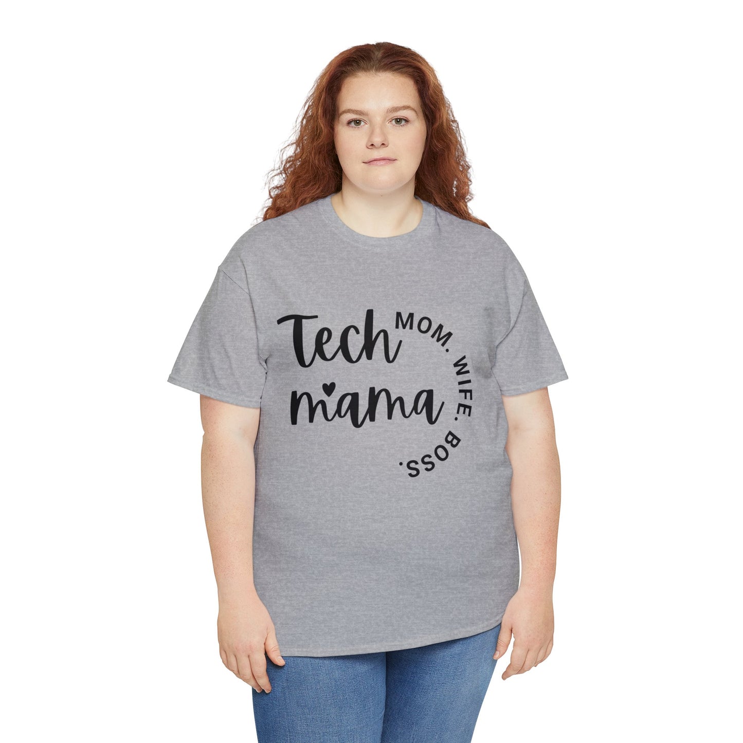 Tech Mama Boss Wife Cotton Tee