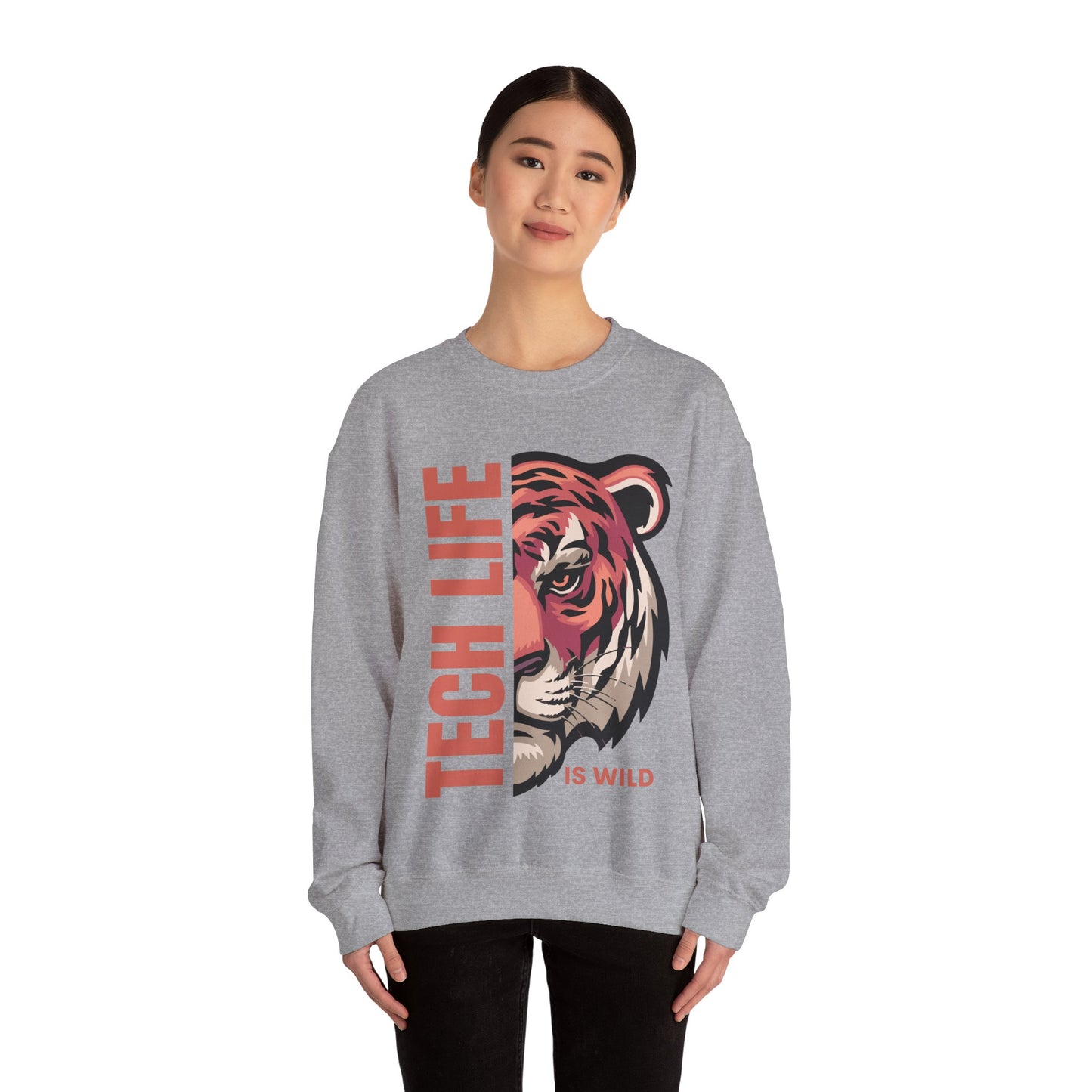 Tech Life is Wild Crewneck Sweatshirt