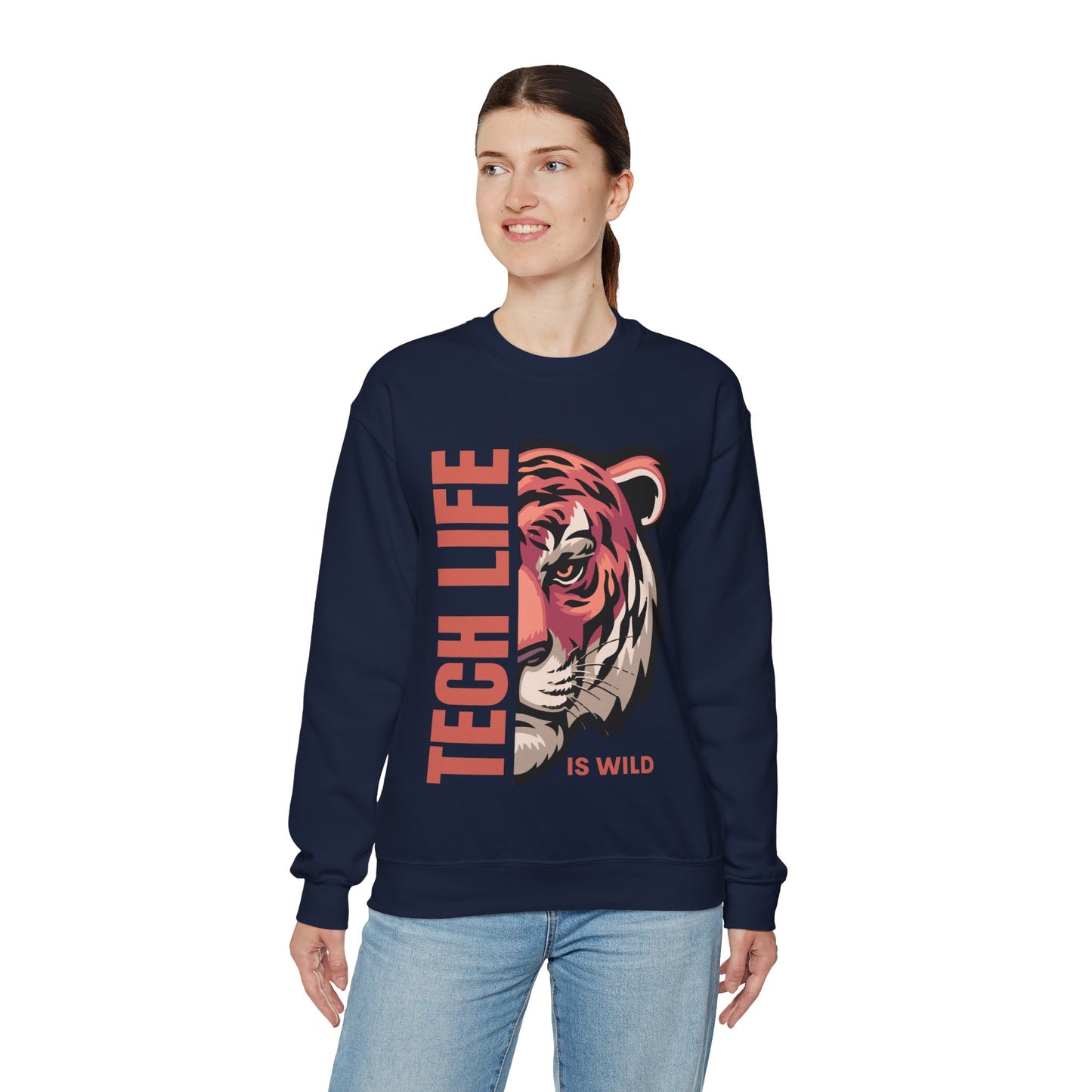 Tech Life is Wild Crewneck Sweatshirt