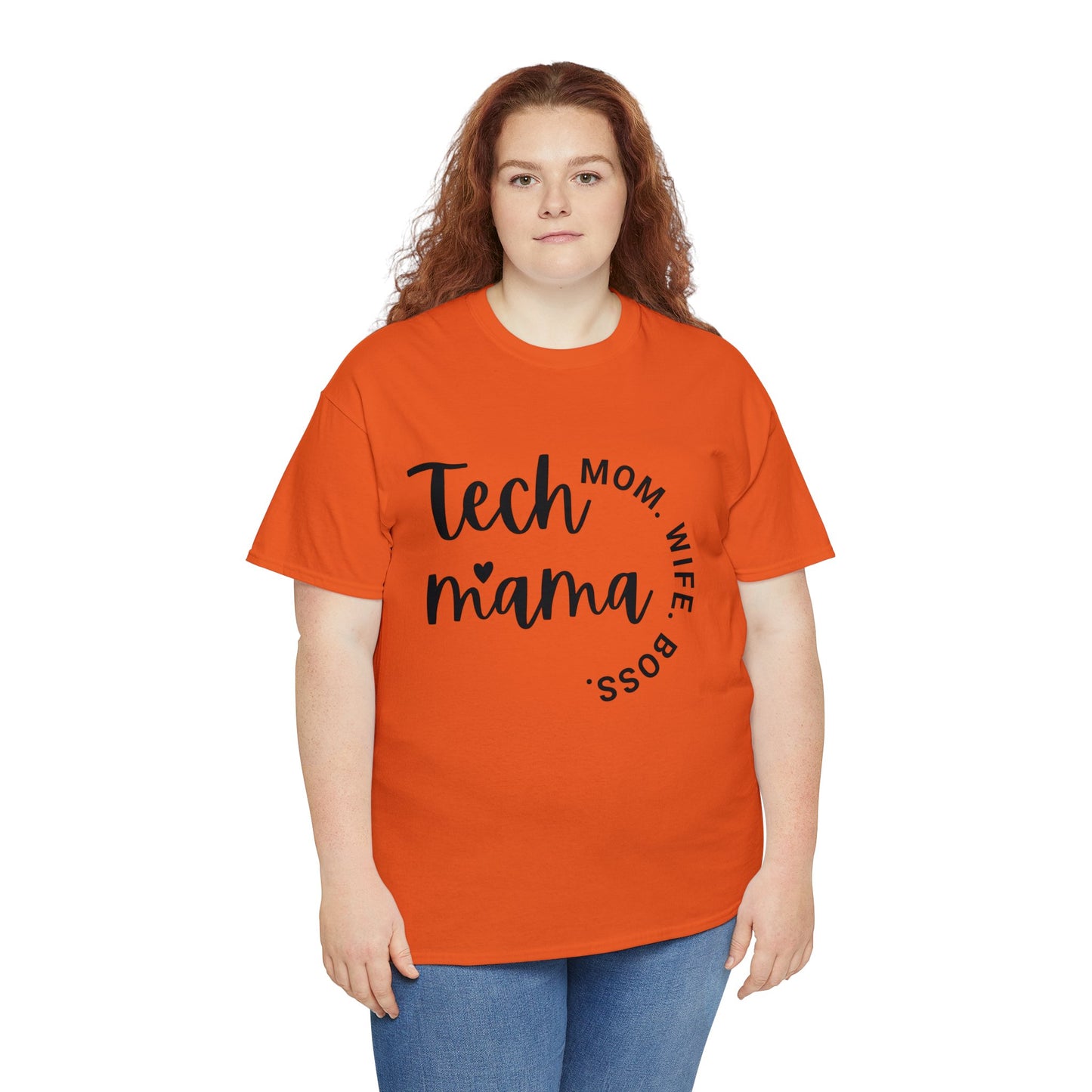 Tech Mama Boss Wife Cotton Tee