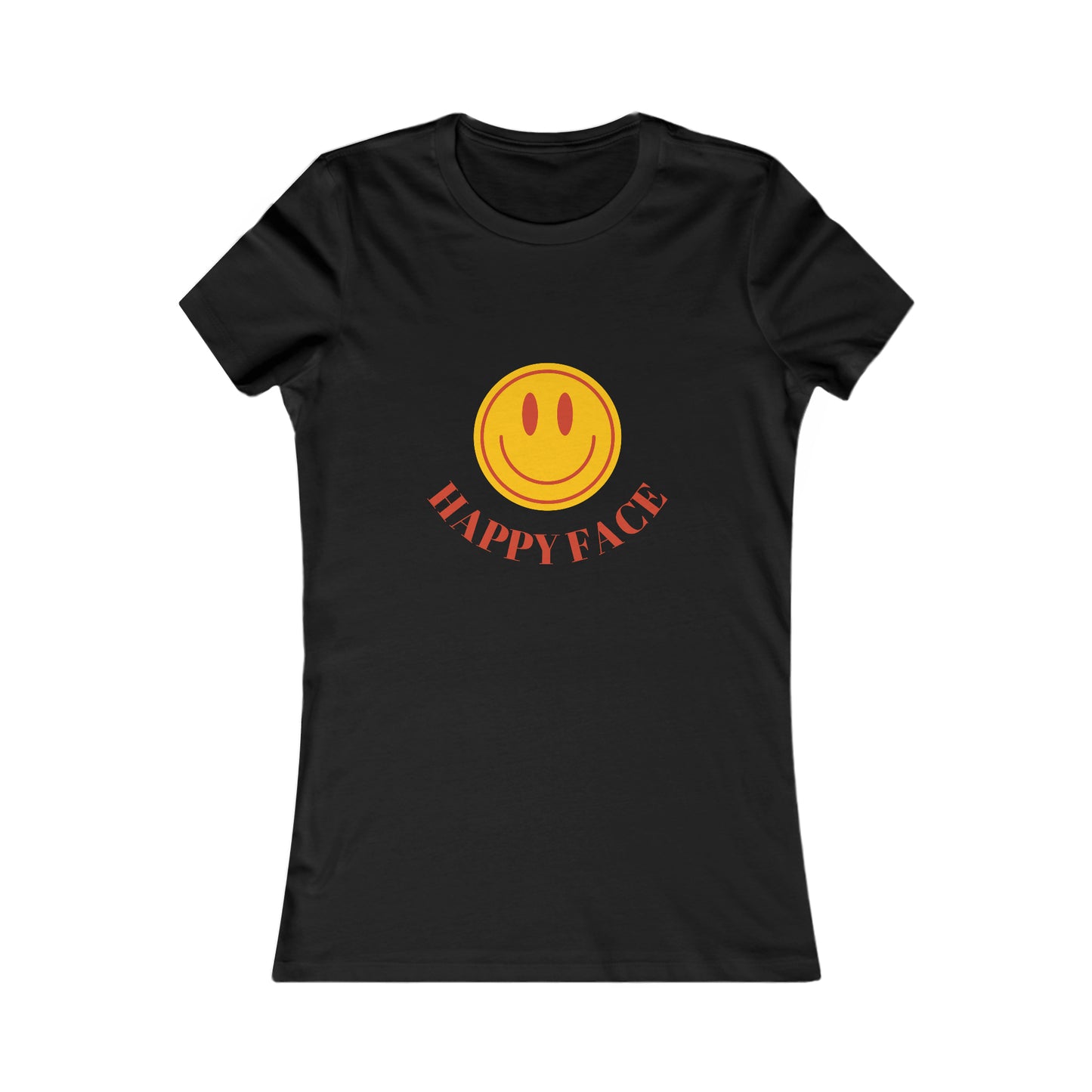 Happy Face Christmas Season Women's Favorite Tee