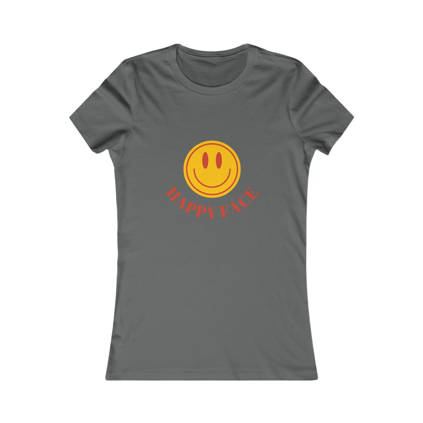 Happy Face Christmas Season Women's Favorite Tee