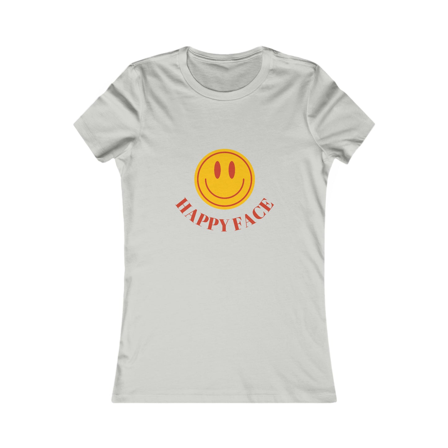 Happy Face Christmas Season Women's Favorite Tee