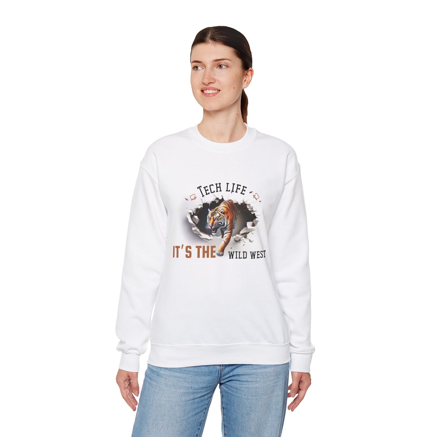 Tech Life Wild West Crewneck Sweatshirt