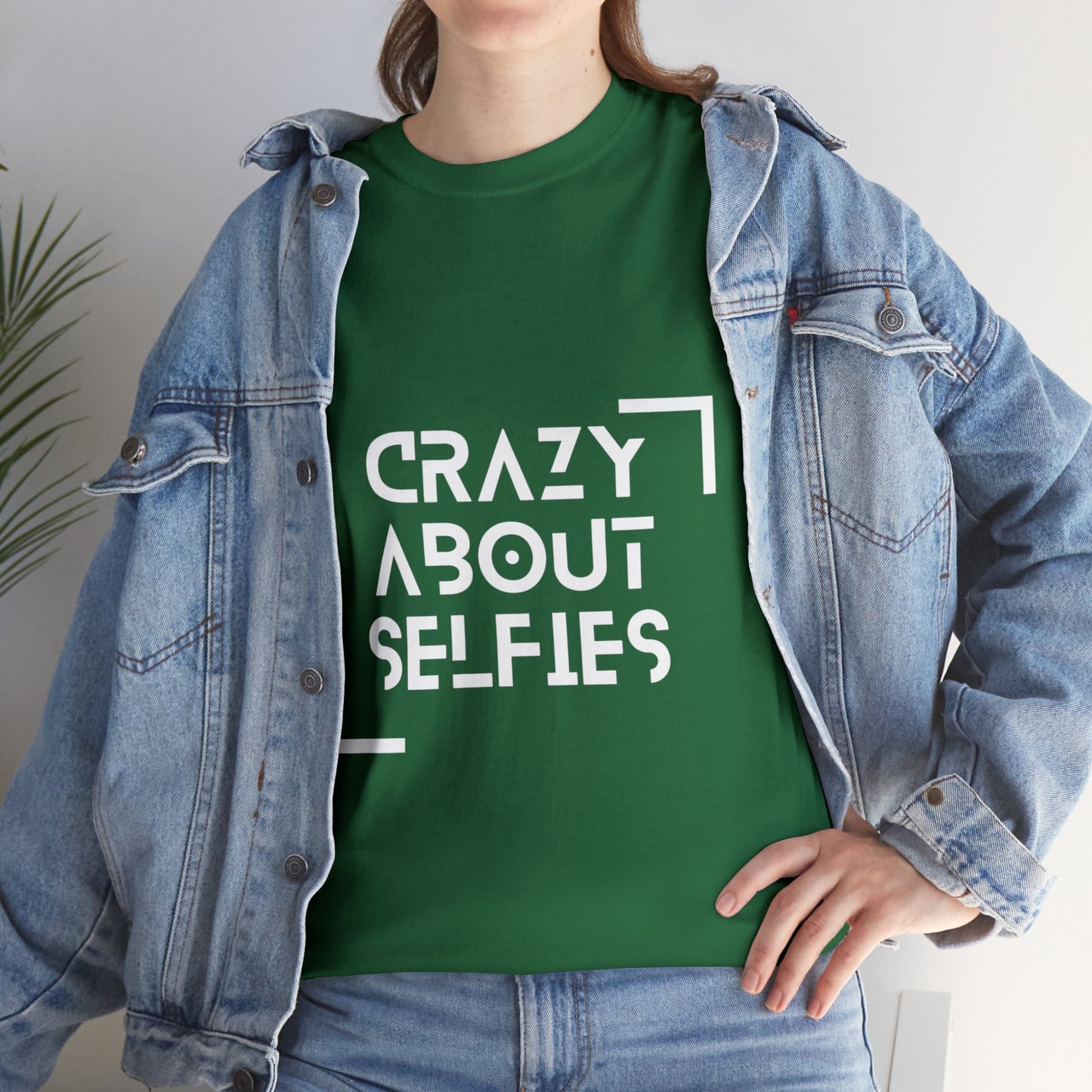 Crazy About Selfies Heavy Cotton Tee