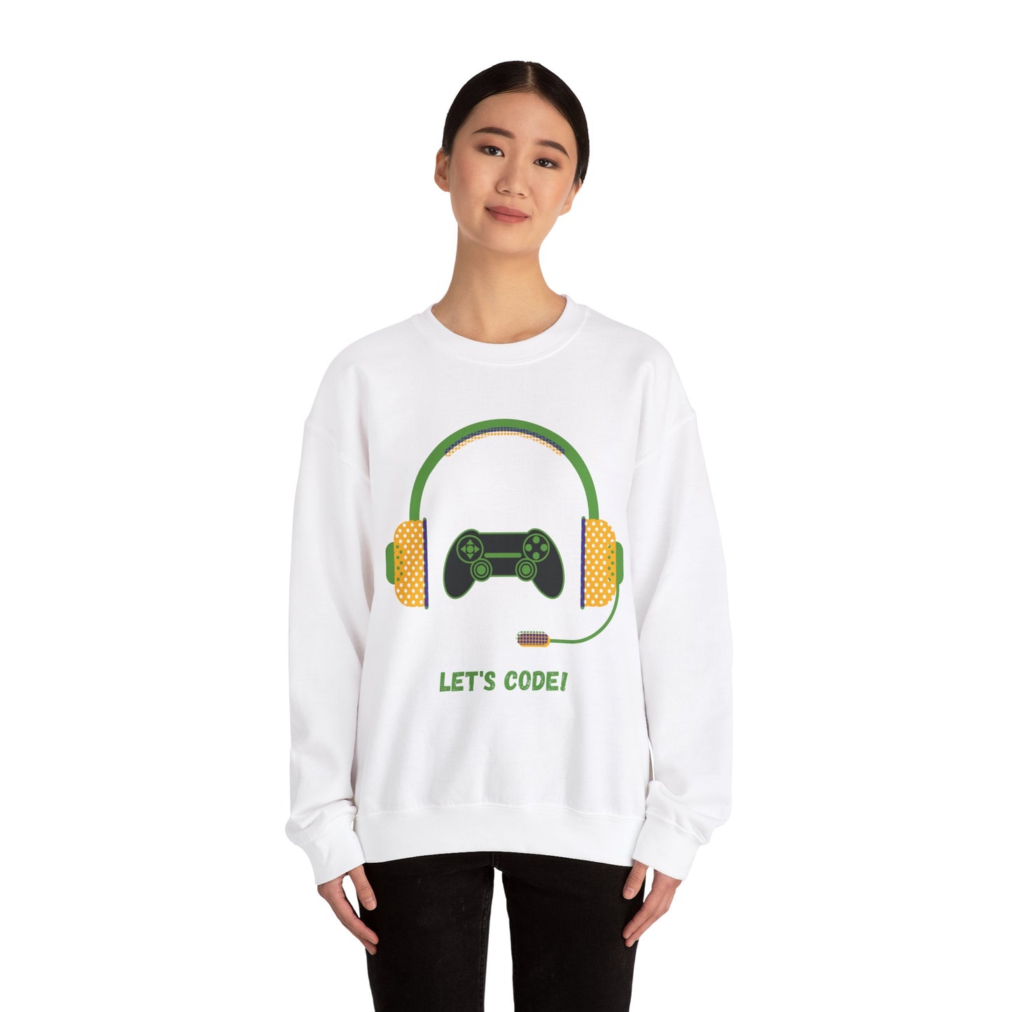 Let's Code Crewneck Sweatshirt