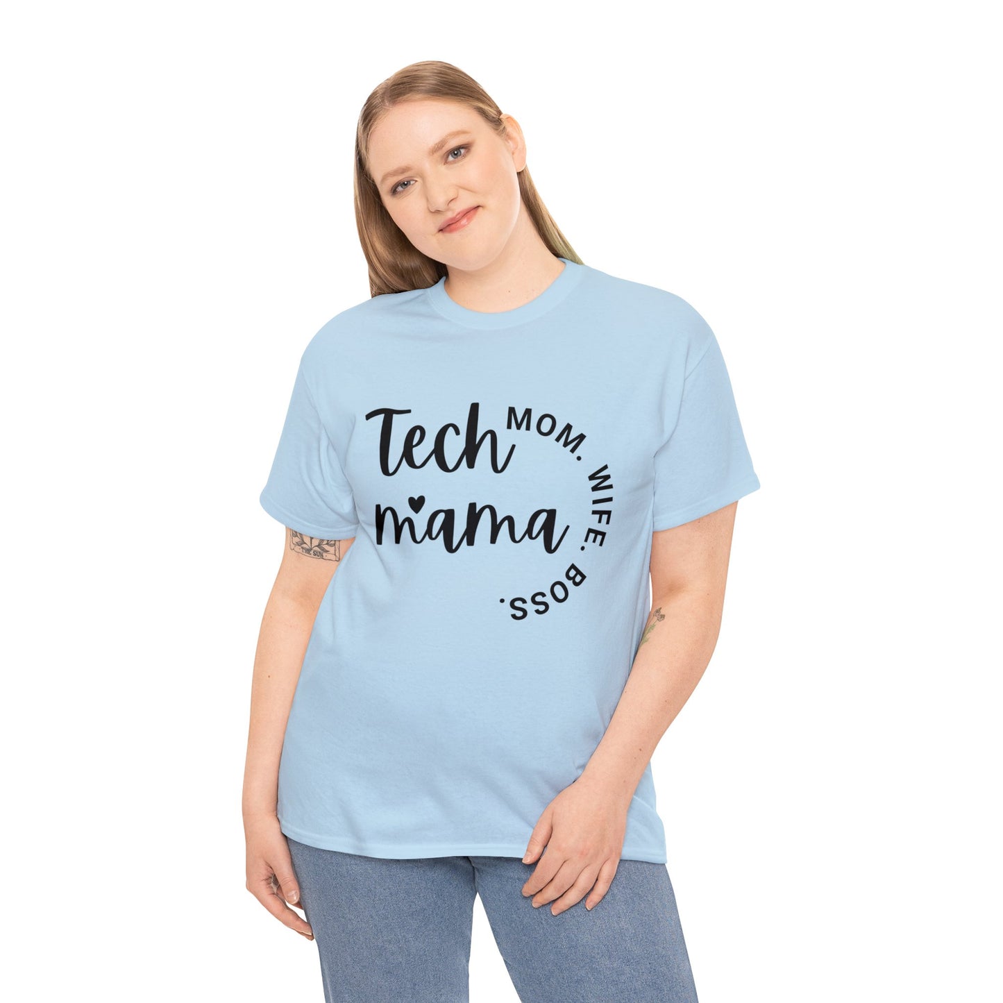 Tech Mama Boss Wife Cotton Tee